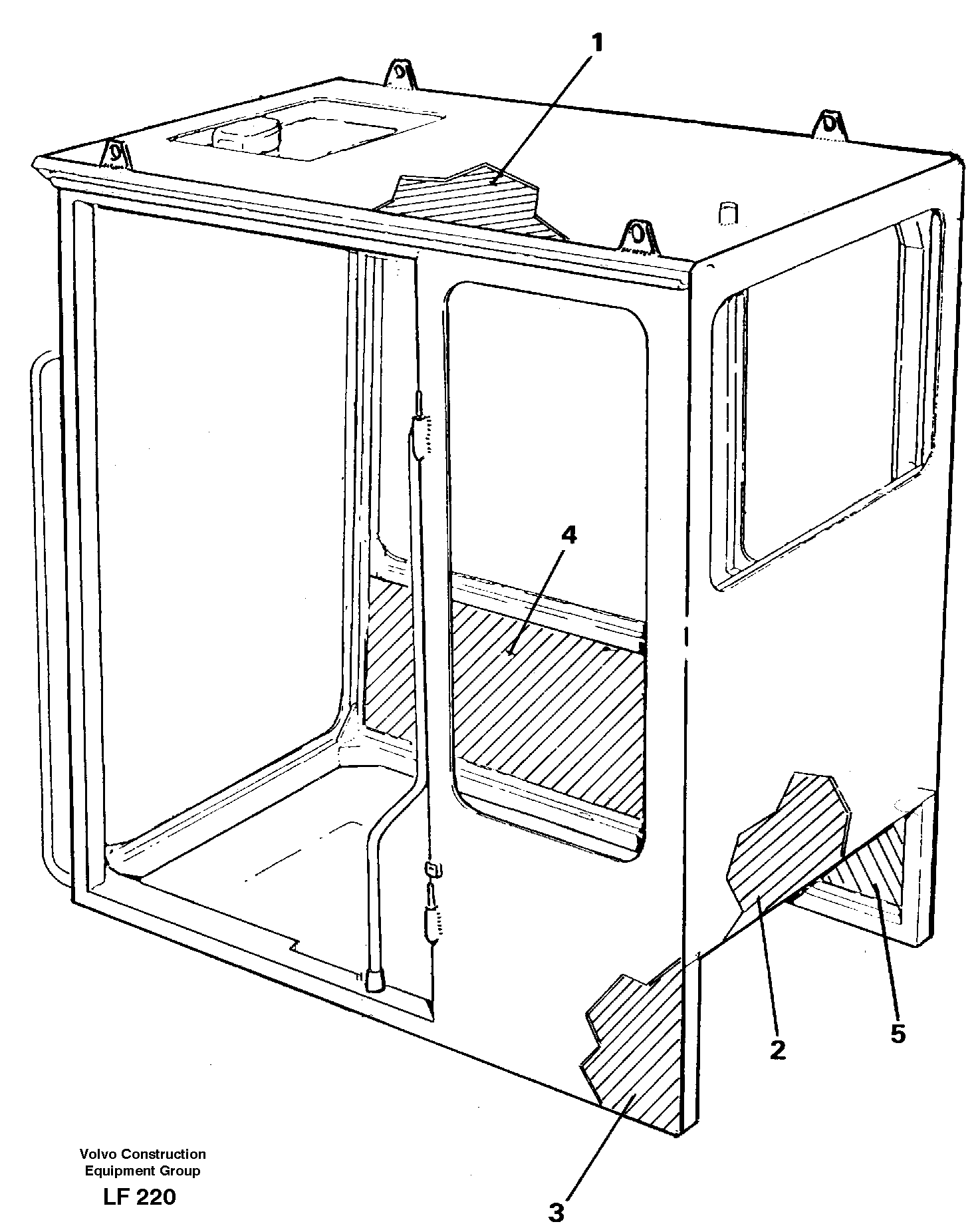 Cabin coating — volvo parts diagram