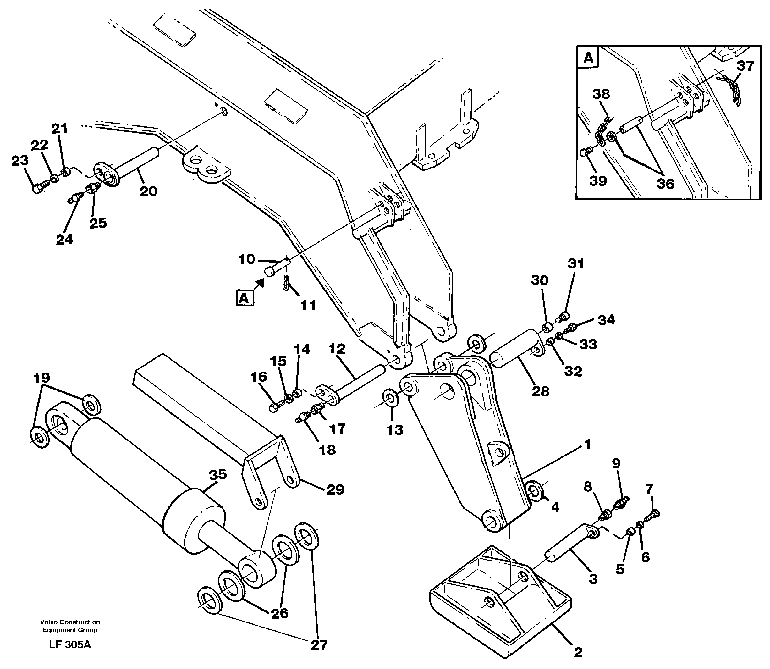 Stabilisors flexible plates  14257355 — volvo parts diagram