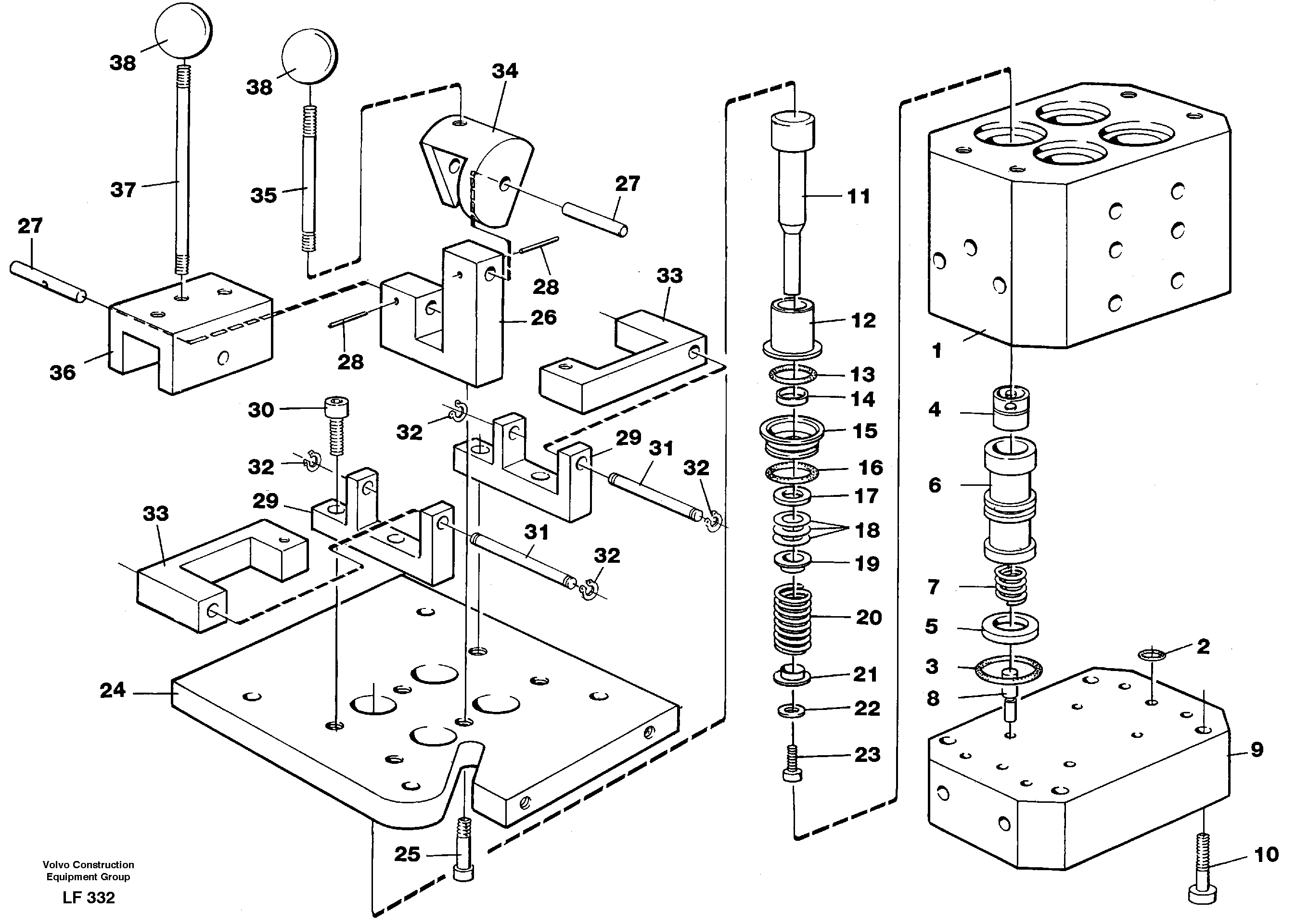Control pressure valve — volvo parts diagram