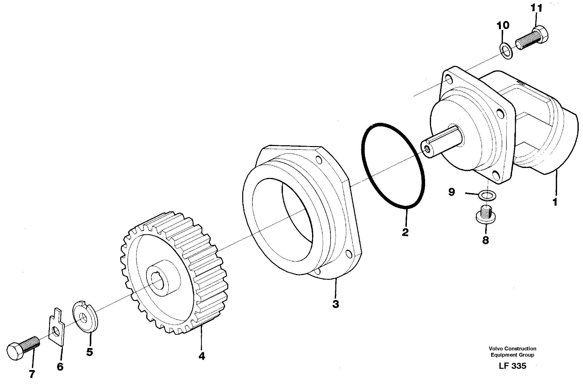 4th pump 28 Cm3 4th pump 63 Cm3  14252565 — volvo parts diagram