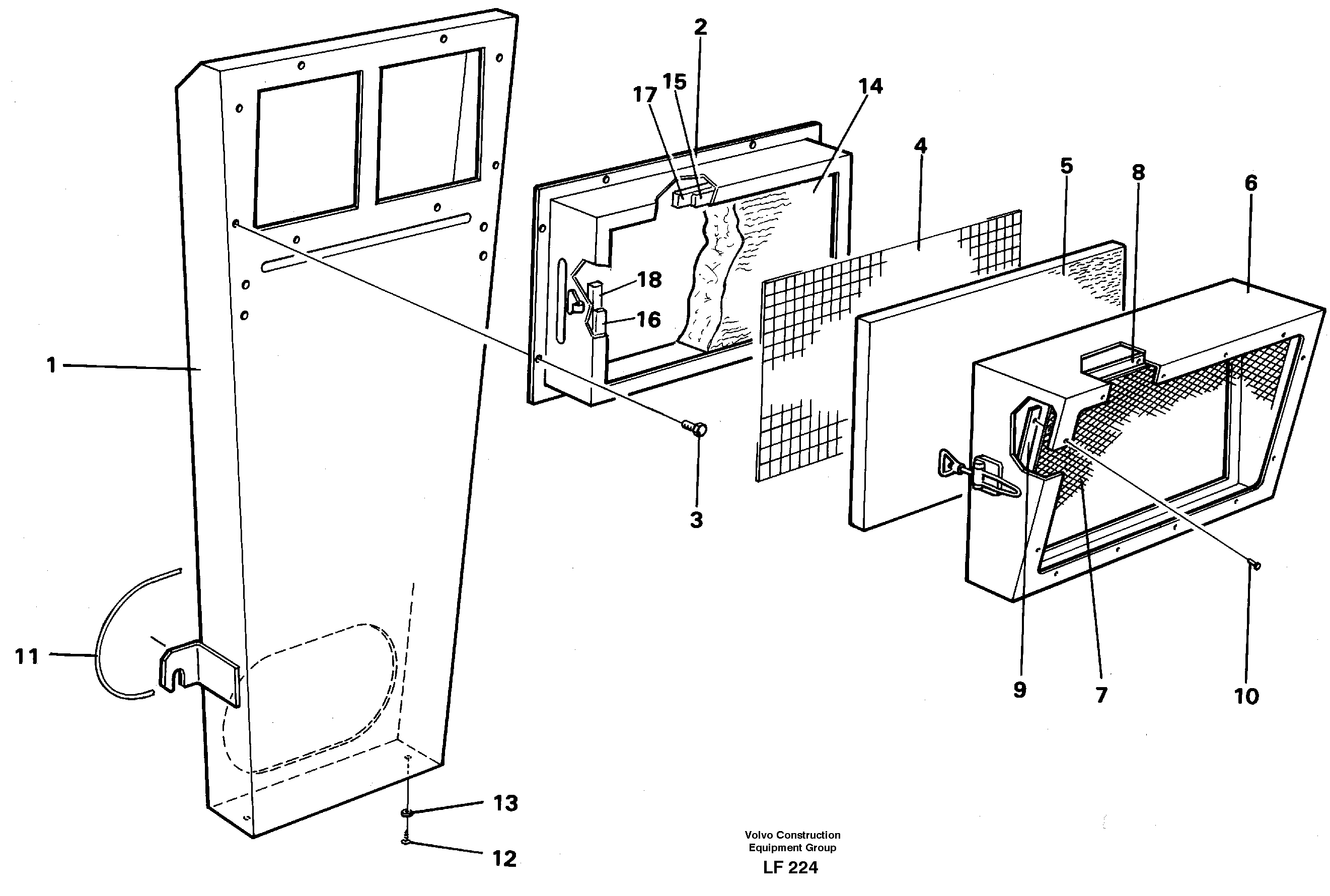 Air inlet — volvo parts diagram