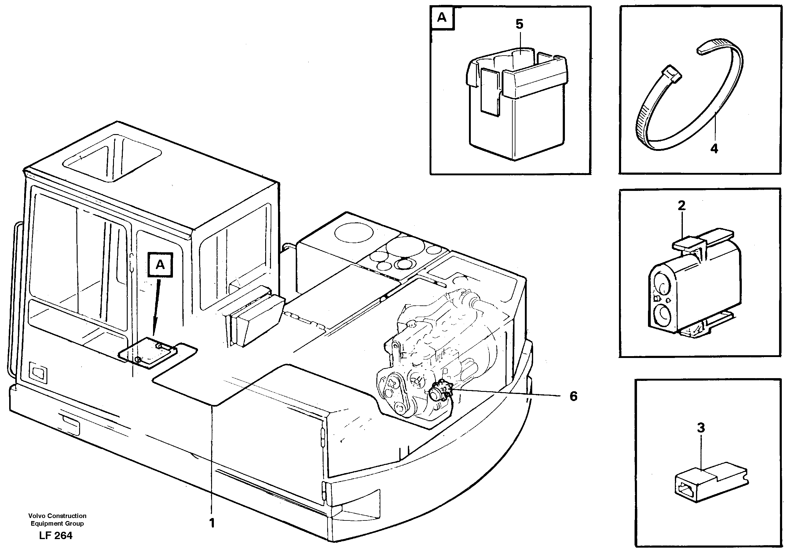 Electric installation for Compressor  14262458 — volvo parts diagram