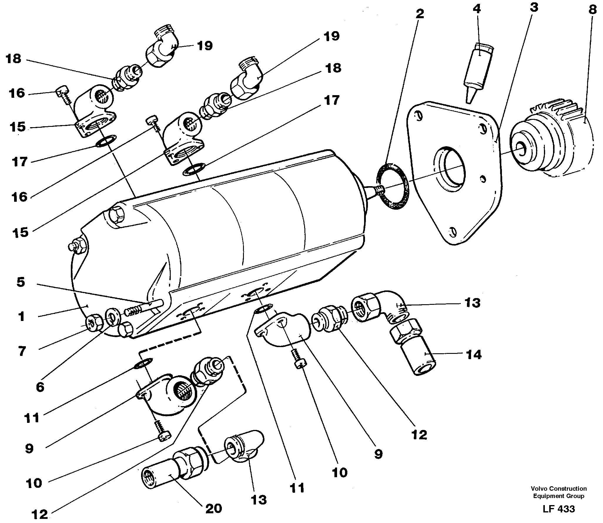 Servo pump — volvo parts diagram