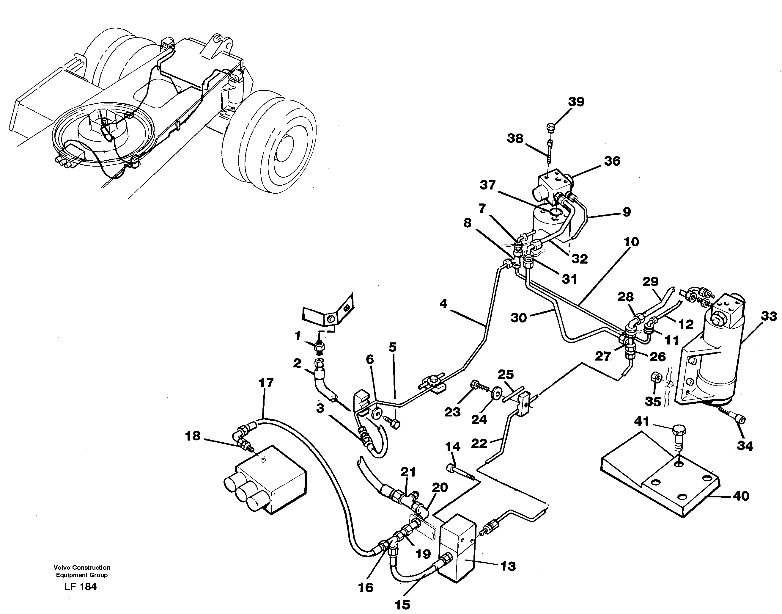 Oscillating system — volvo parts diagram