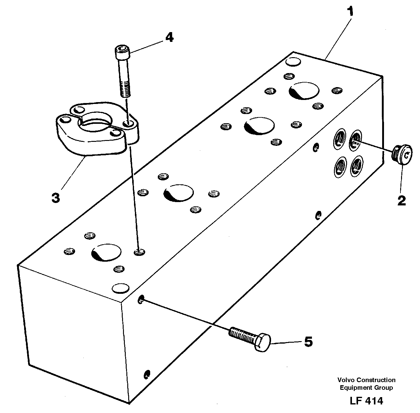 Connection board — volvo parts diagram