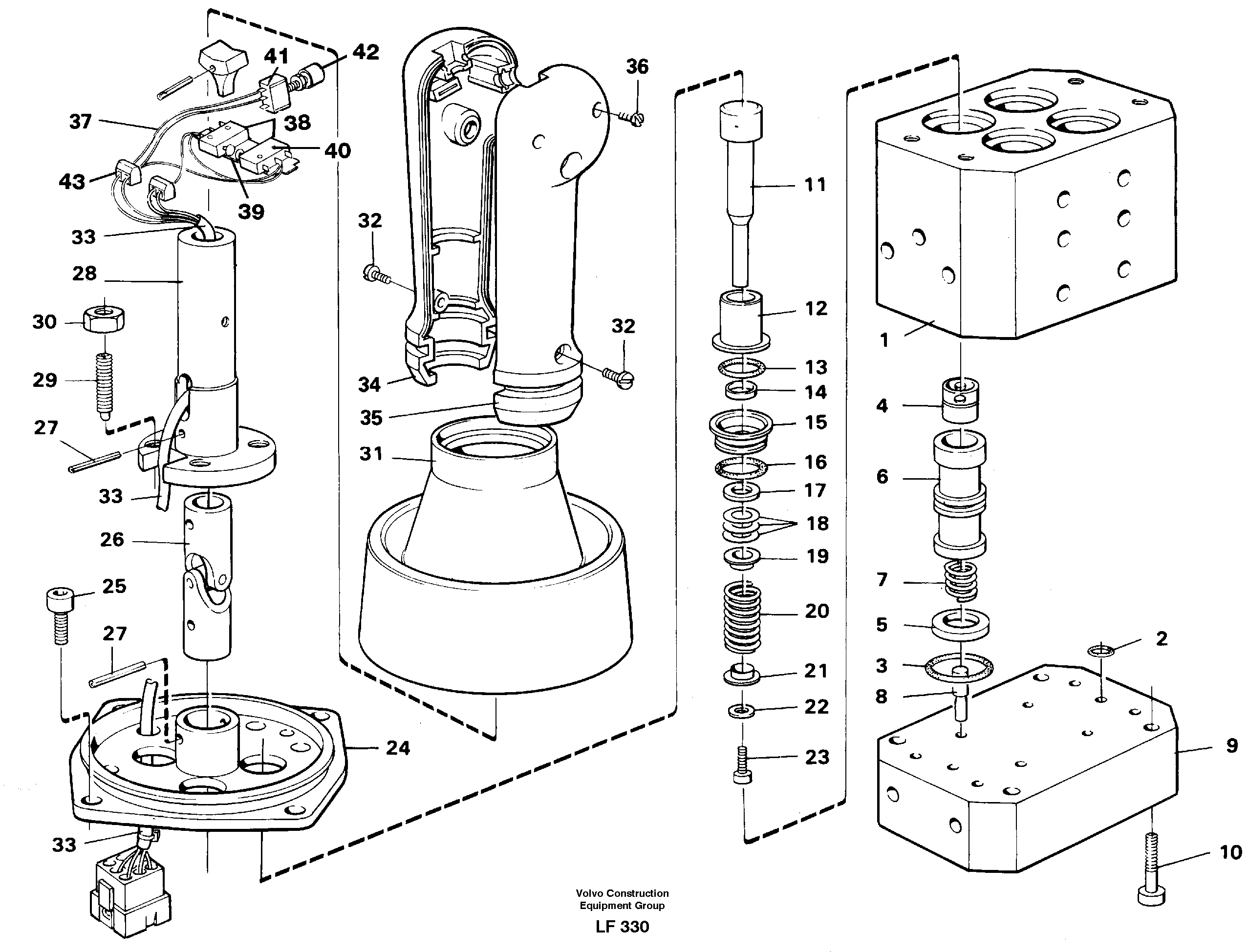 Control pressure valve — volvo parts diagram