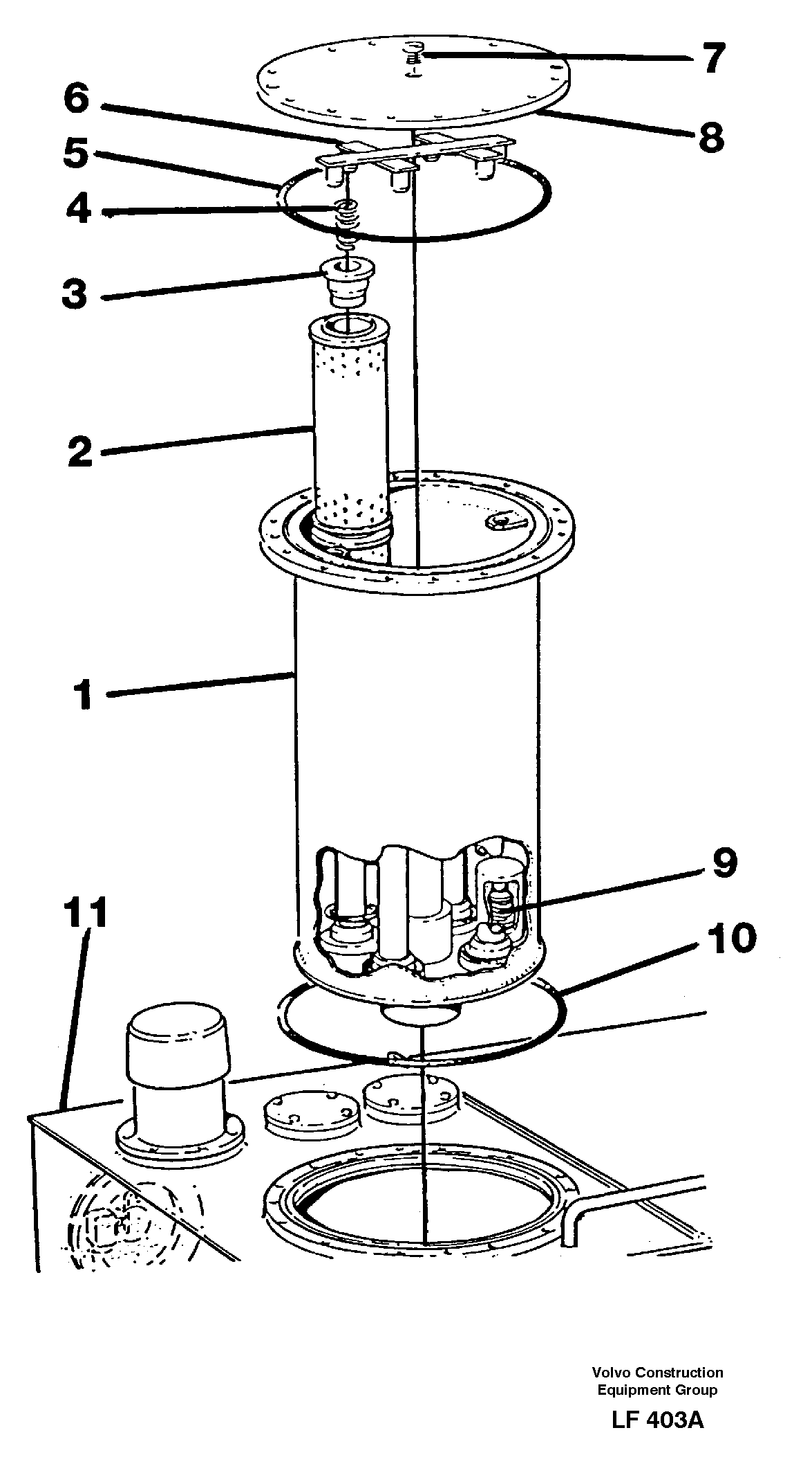 Filter box — volvo parts diagram