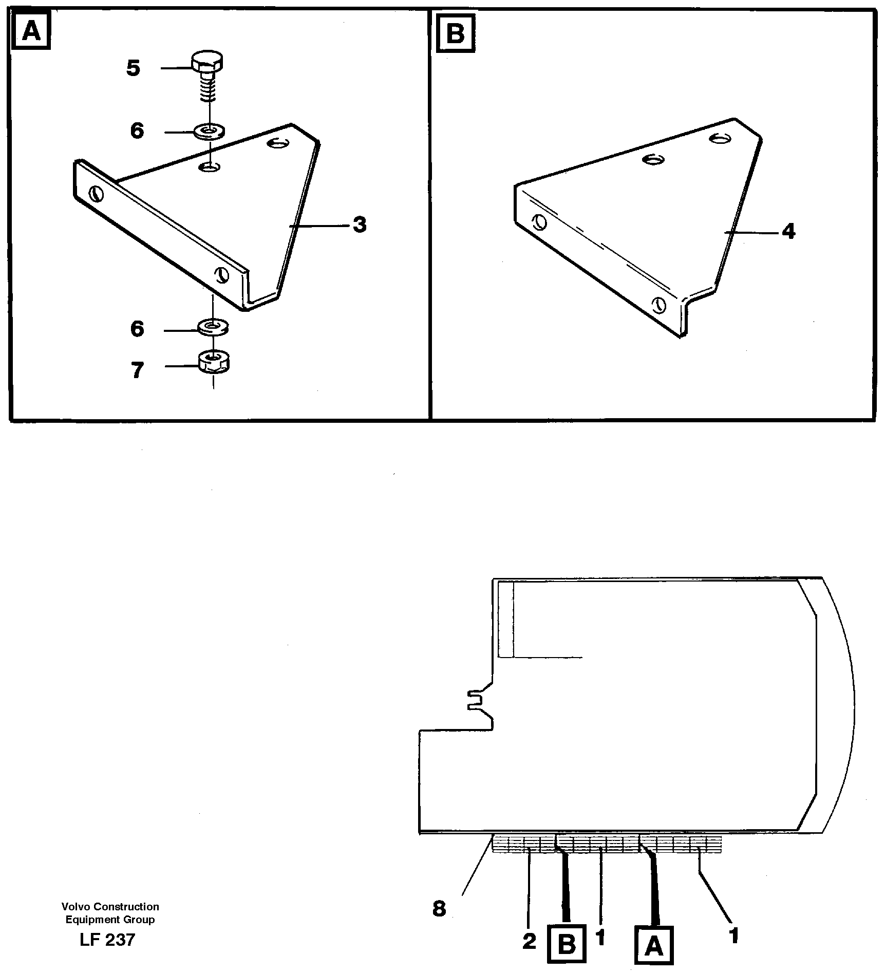 Cat-walk  14258780 — volvo parts diagram