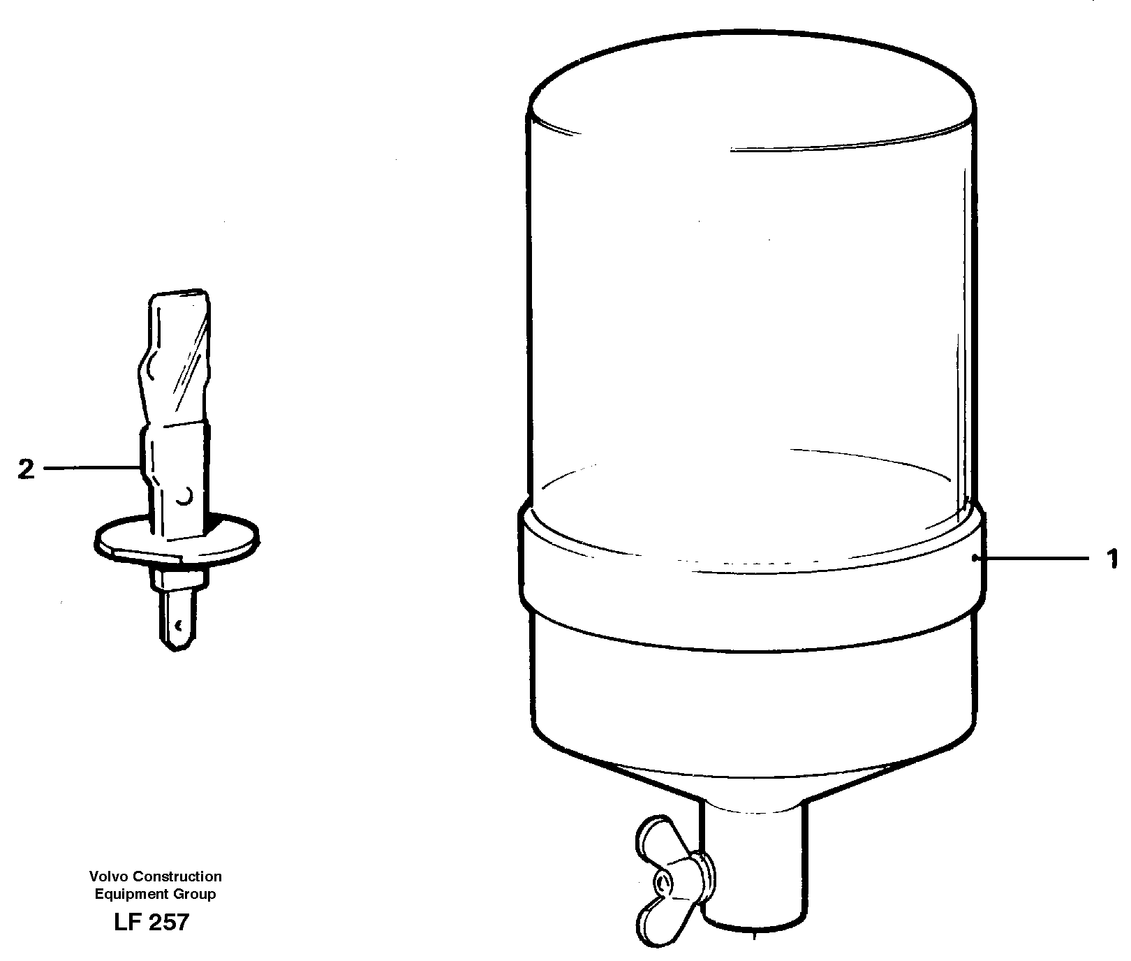 Rotating beacon — volvo parts diagram