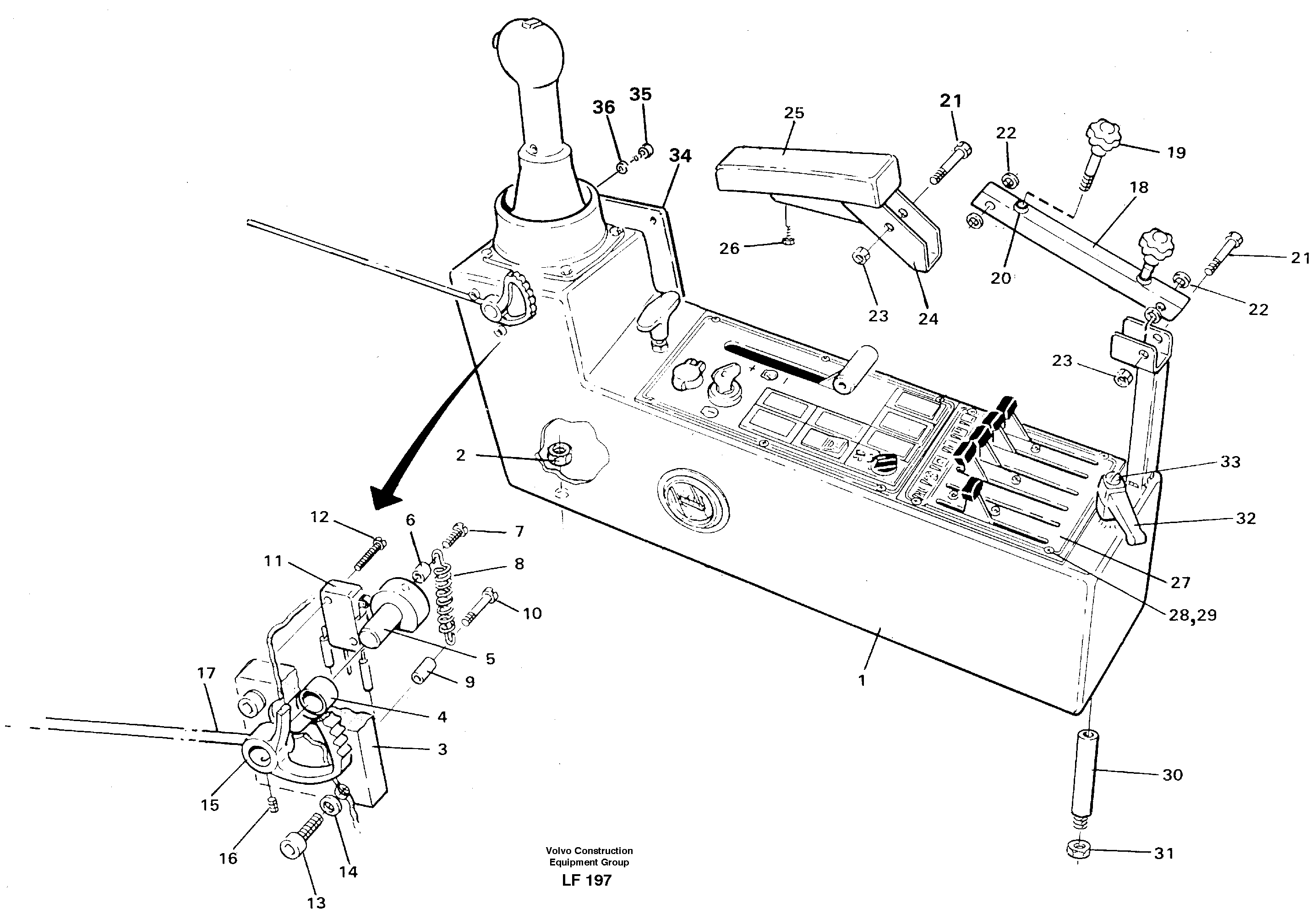 Side panel, left — volvo parts diagram