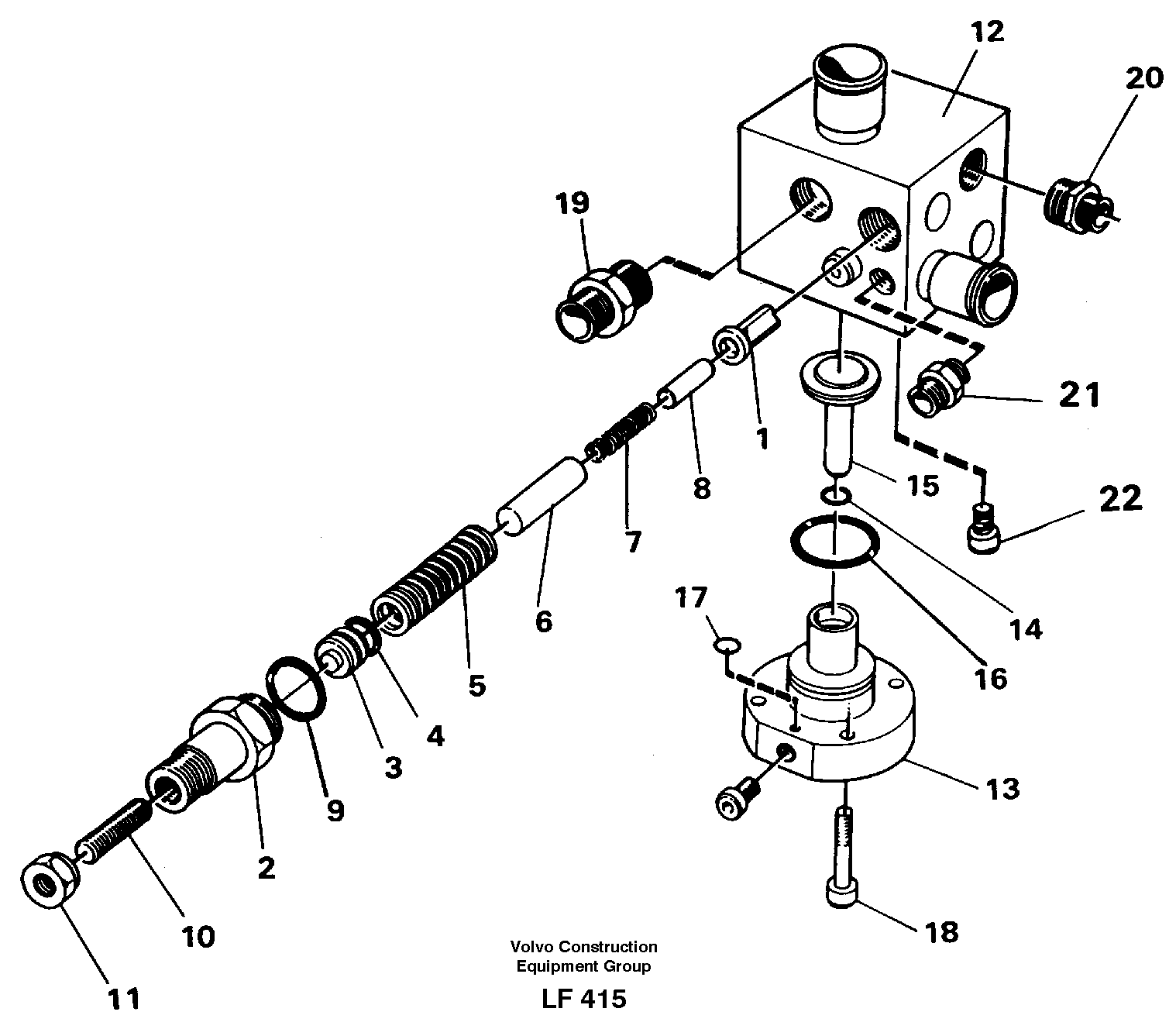 Shunt valve — volvo parts diagram