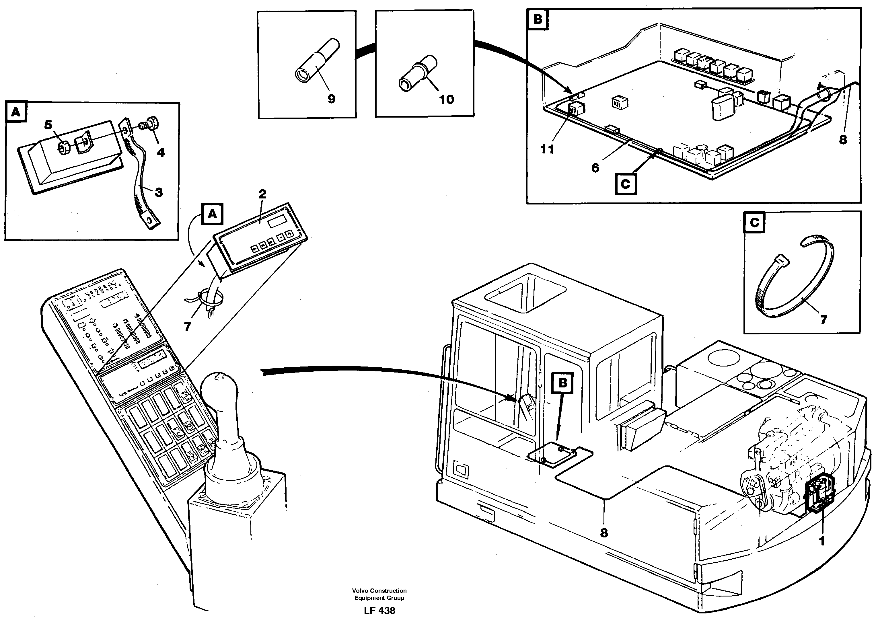 Electric installation, diesel heater.  SER NO 2641 -. 14264206 — volvo parts diagram