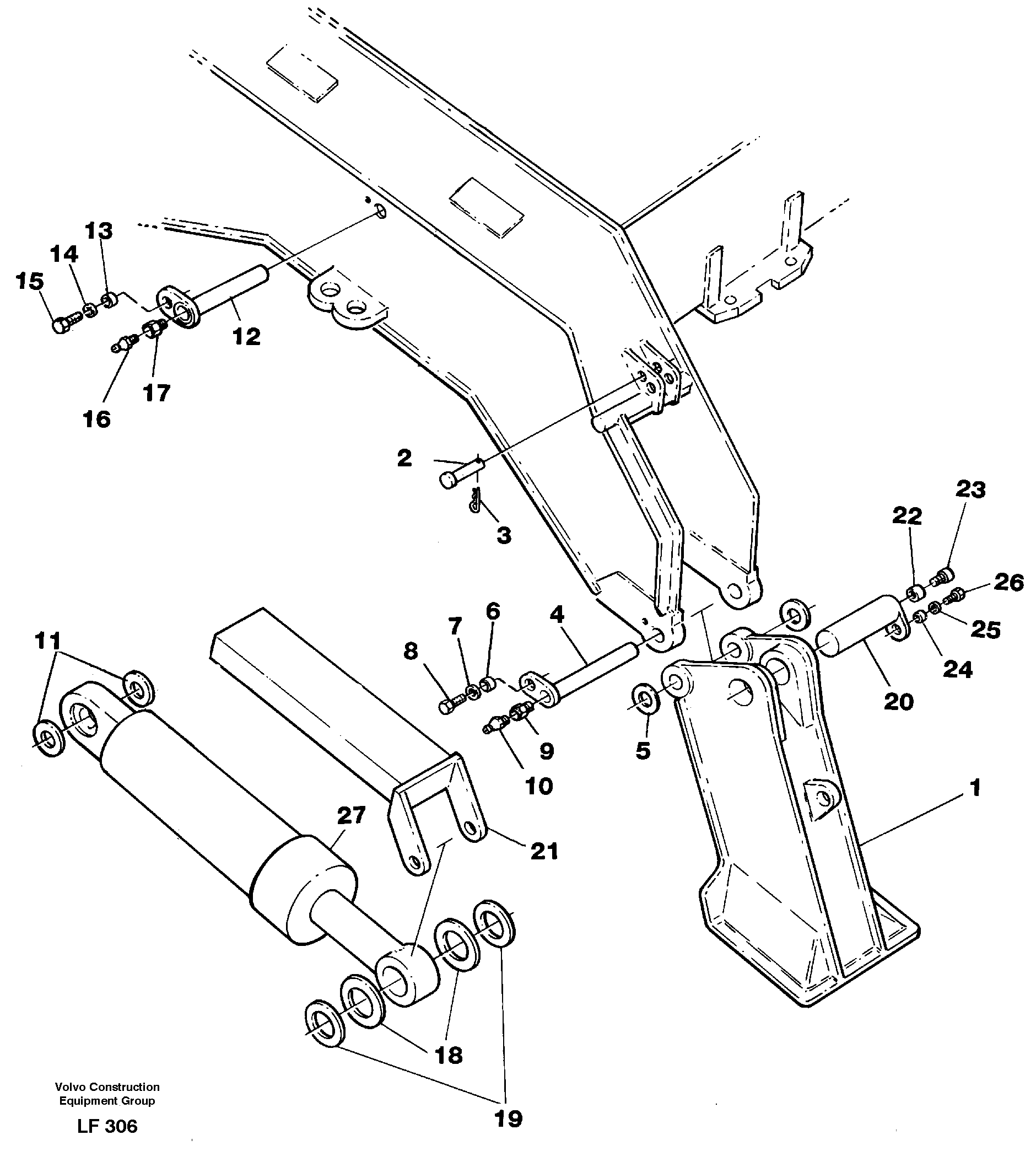 Stabilisers  14255207 — volvo parts diagram