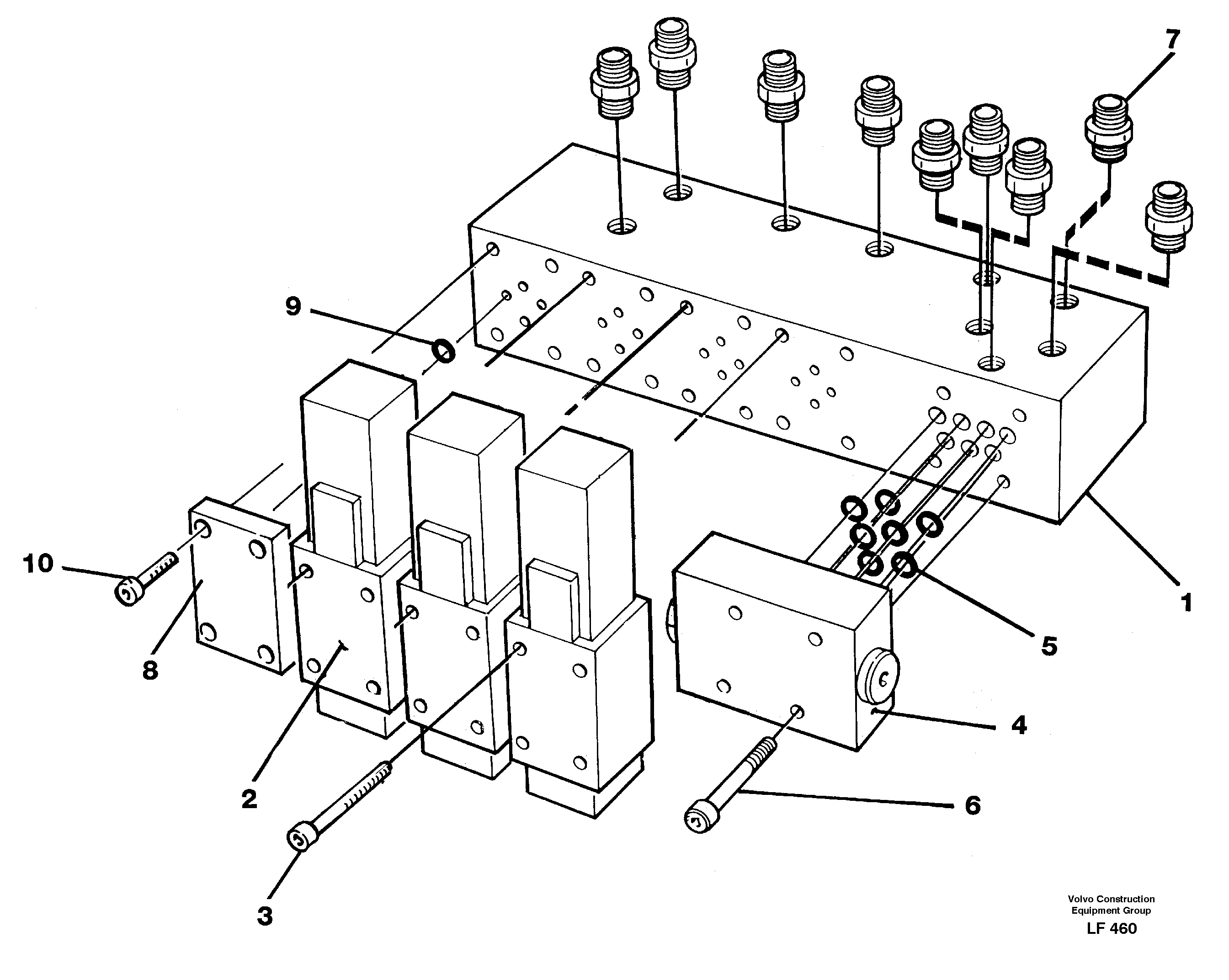 Control block — volvo parts diagram