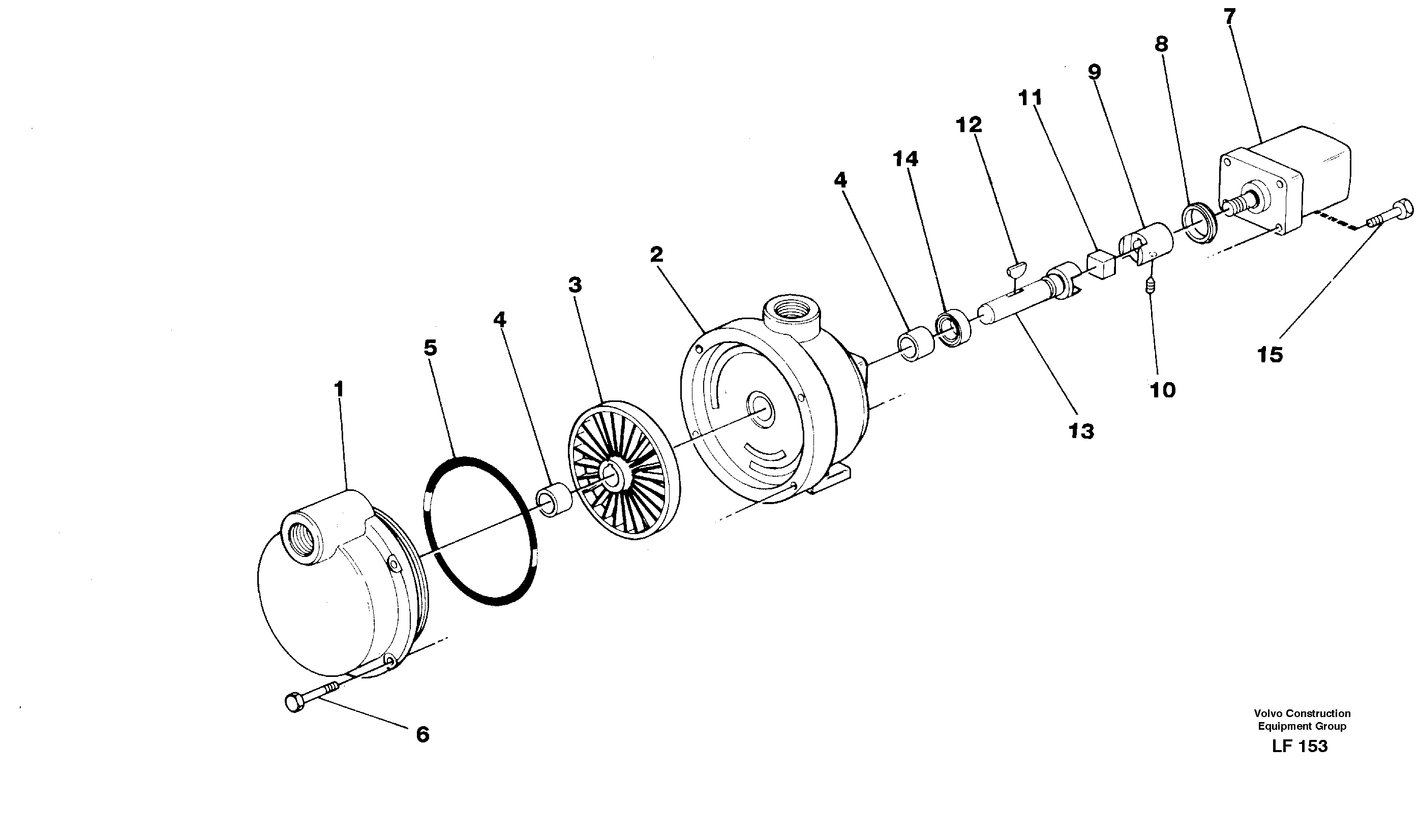 Fuel pump — volvo parts diagram