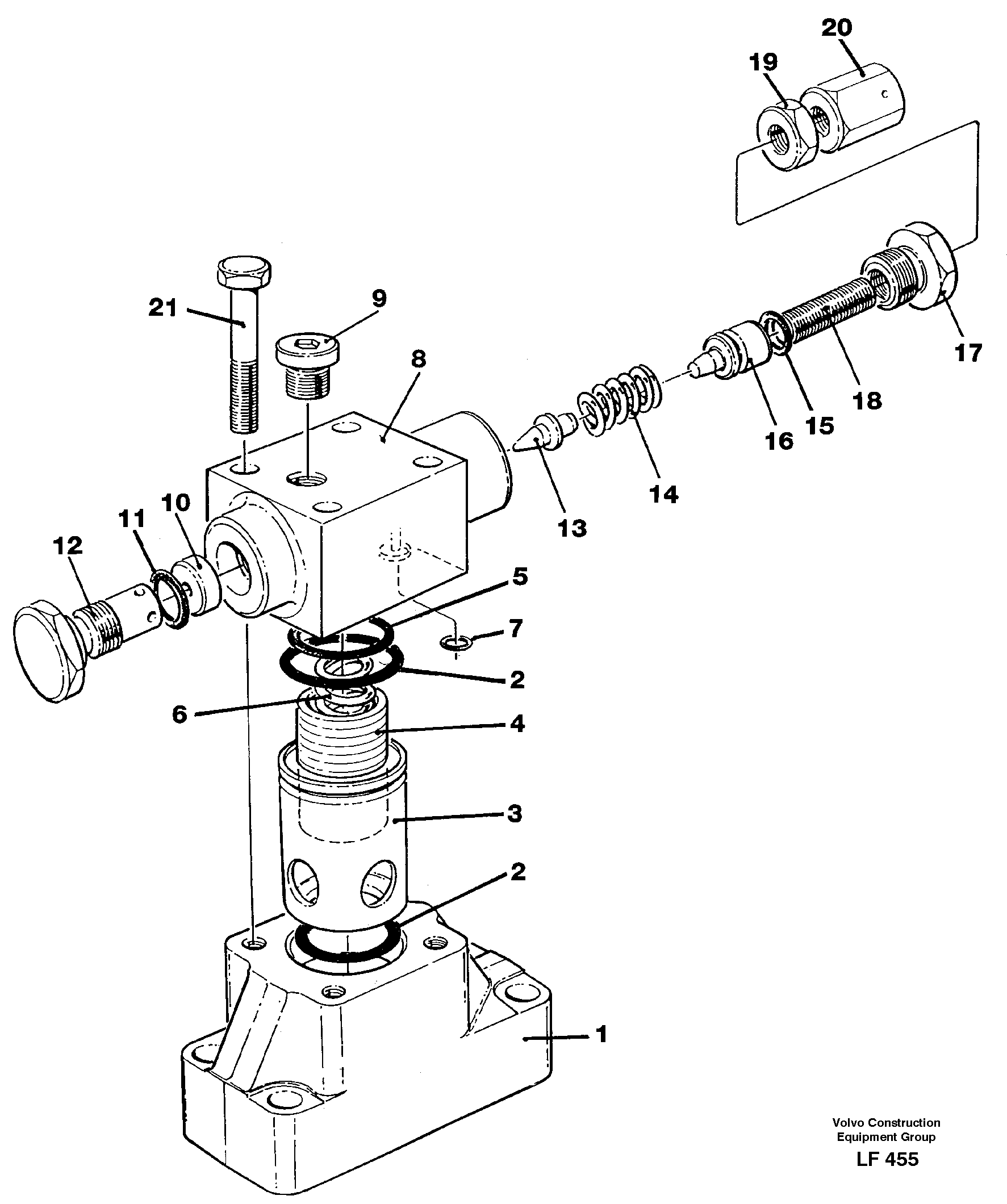 Pressure lim. valve — volvo parts diagram