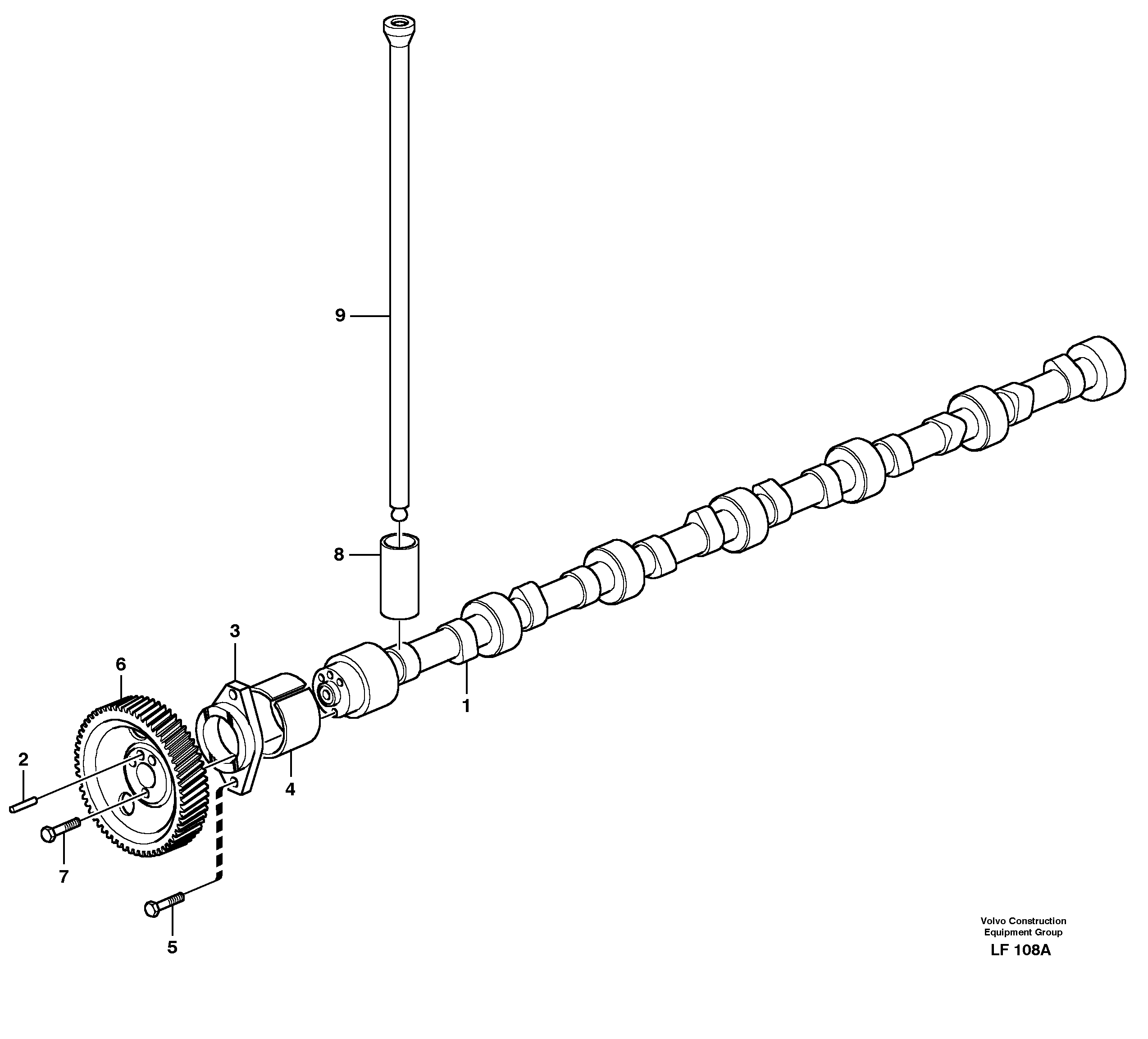 Camshaft — volvo parts diagram
