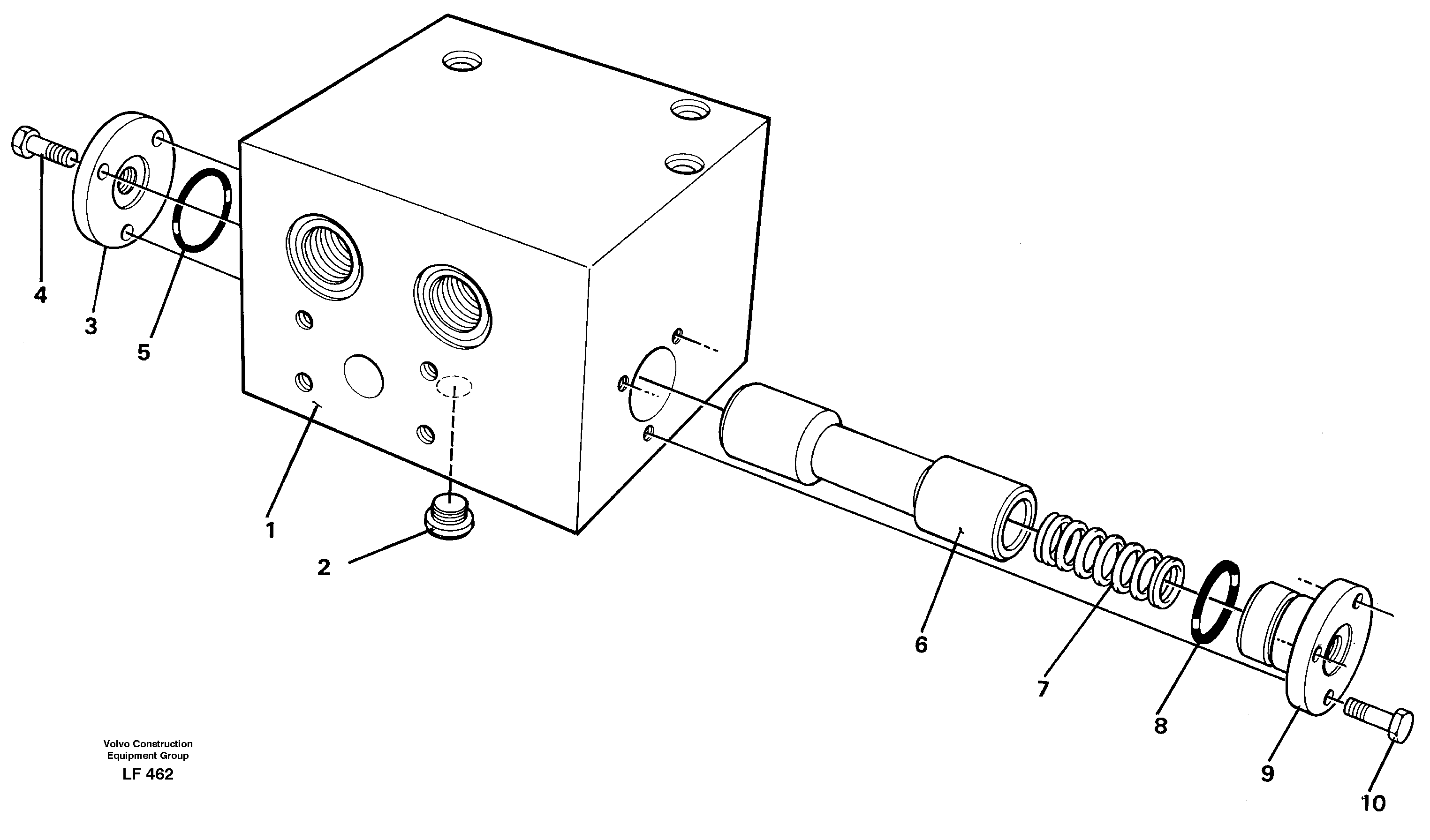 Connection valve — volvo parts diagram