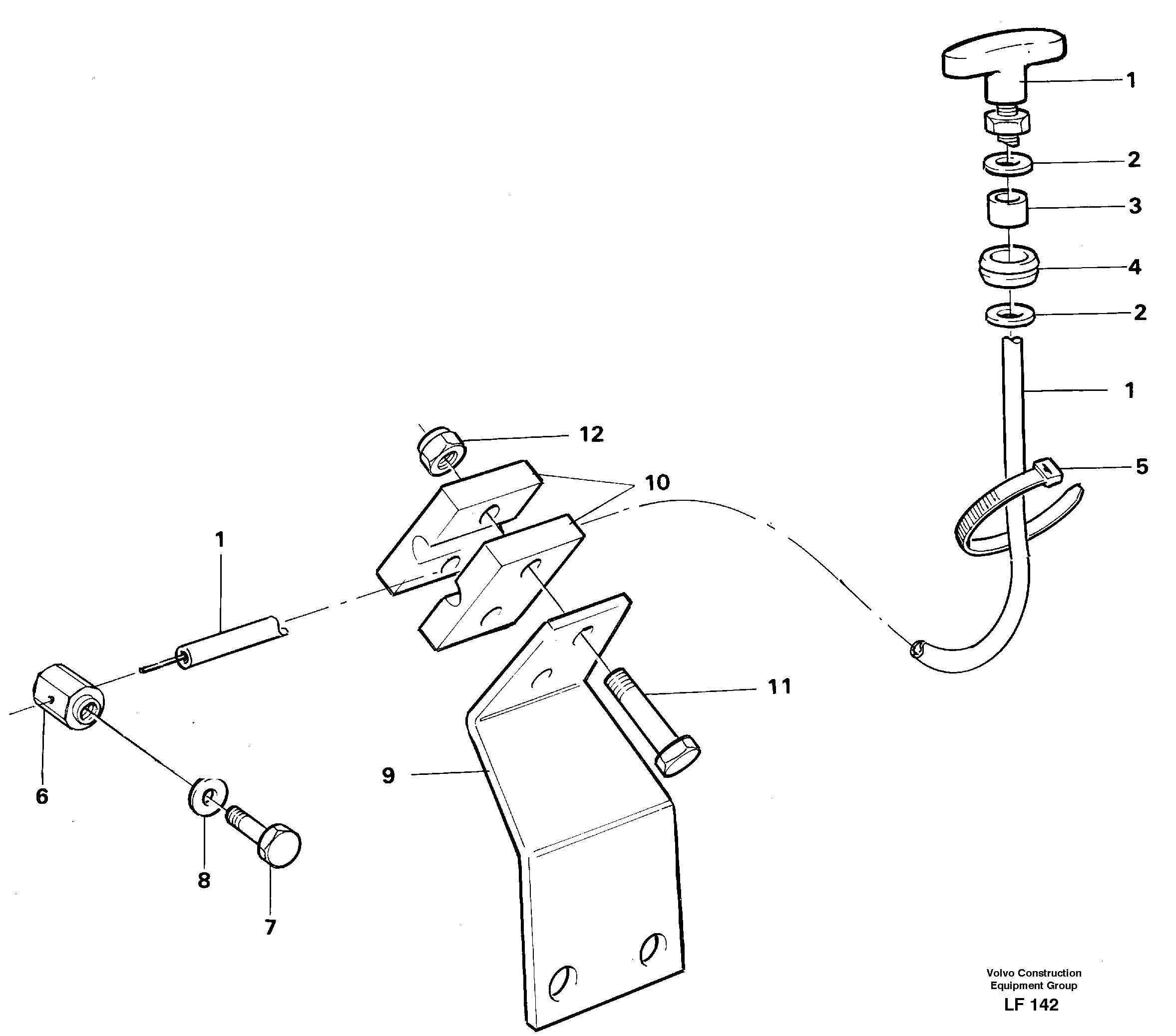 Stop control — volvo parts diagram