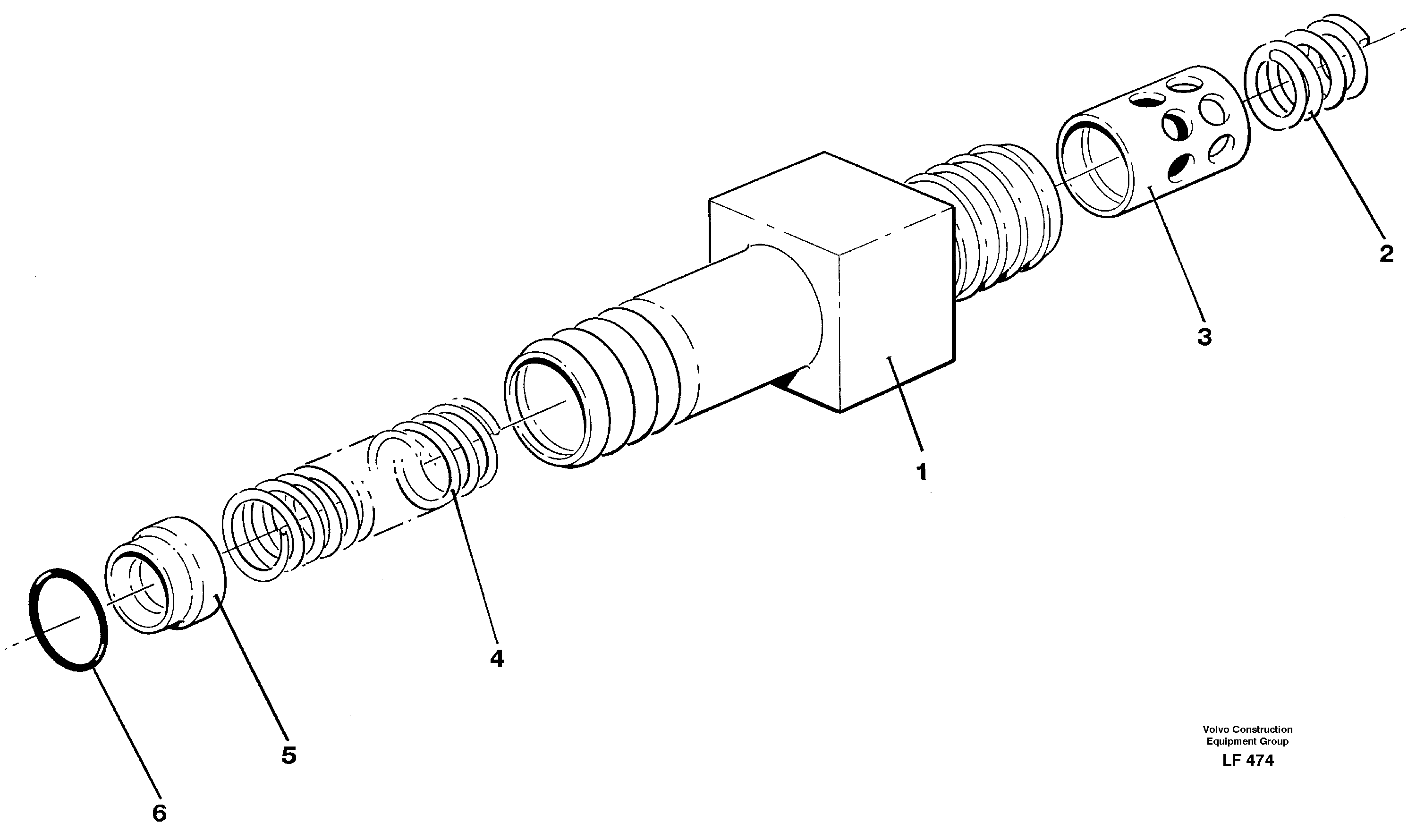 Thermostatic valve — volvo parts diagram