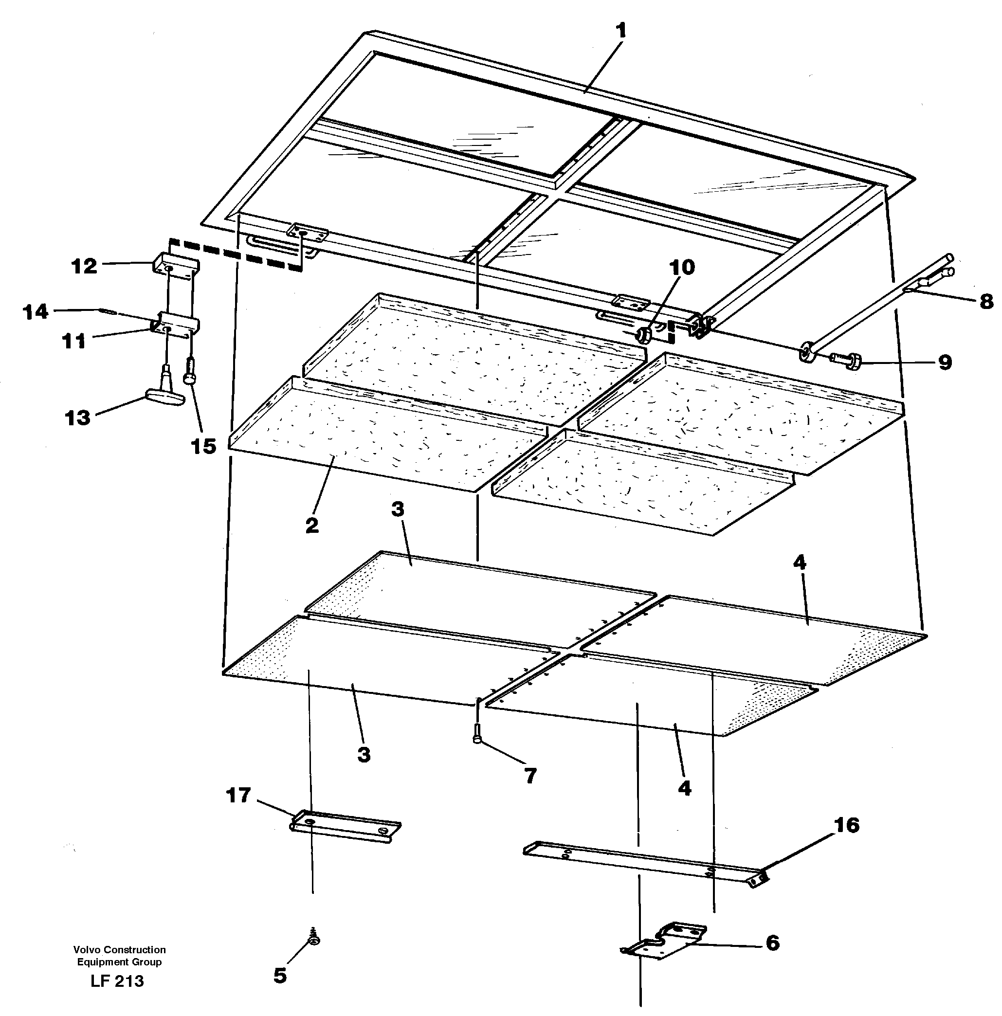 Hatch, engine — volvo parts diagram