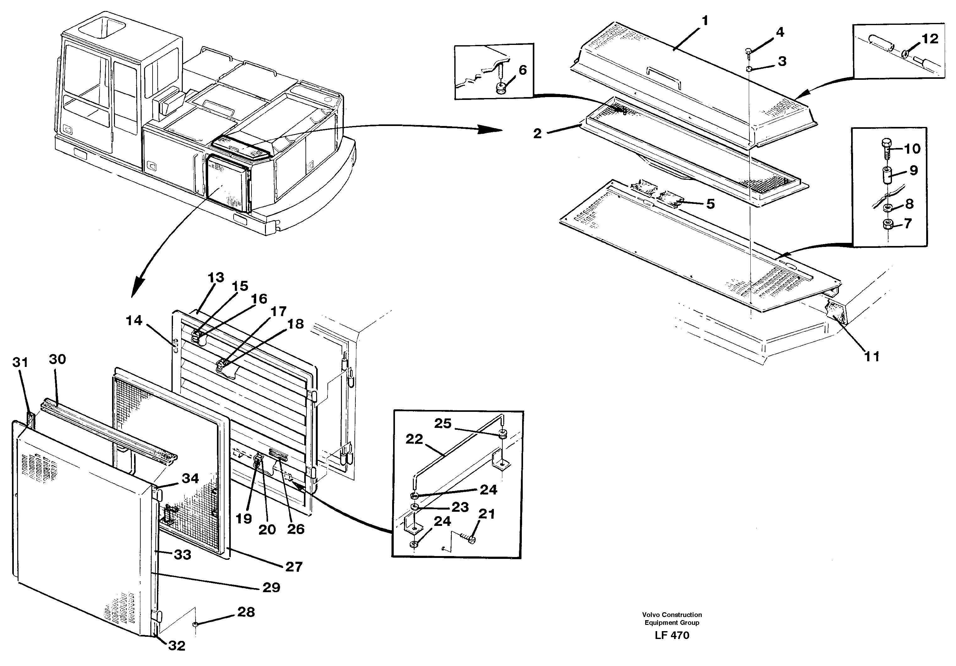 Cooler protection  14268198 — volvo parts diagram