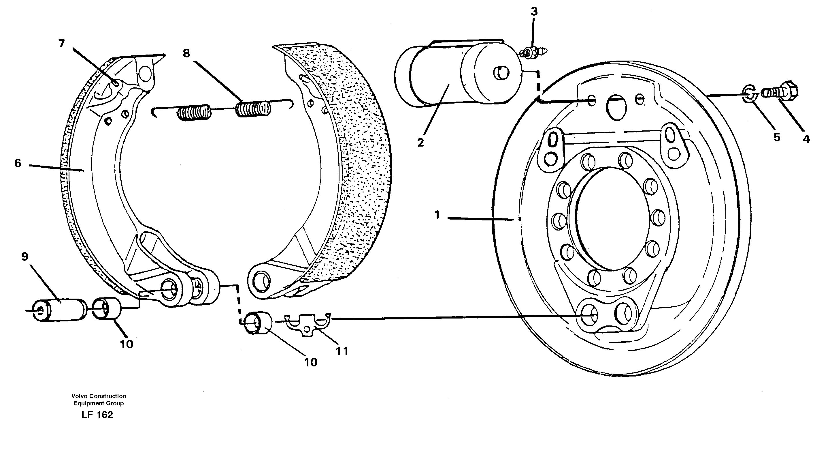 Brake — volvo parts diagram