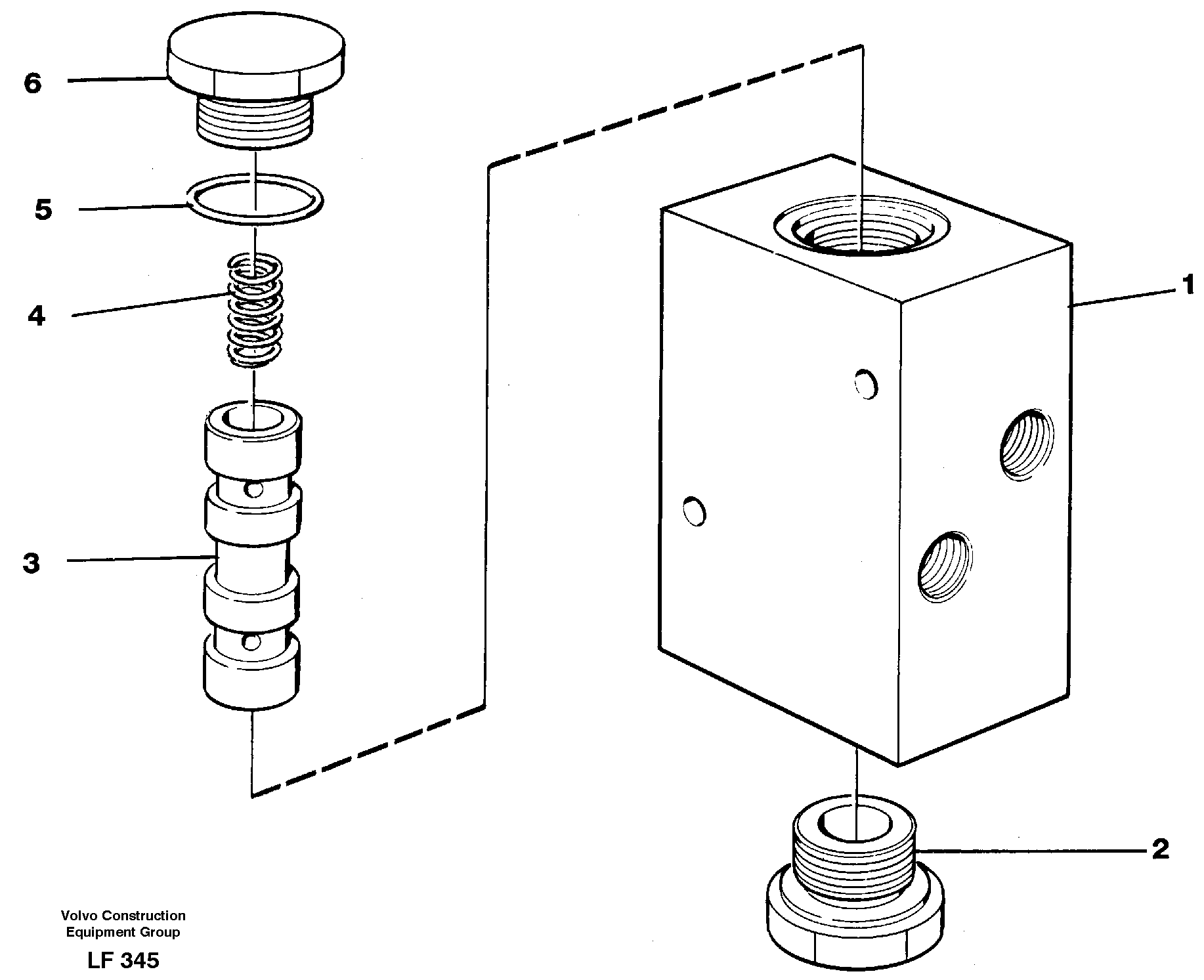 High speed valve — volvo parts diagram