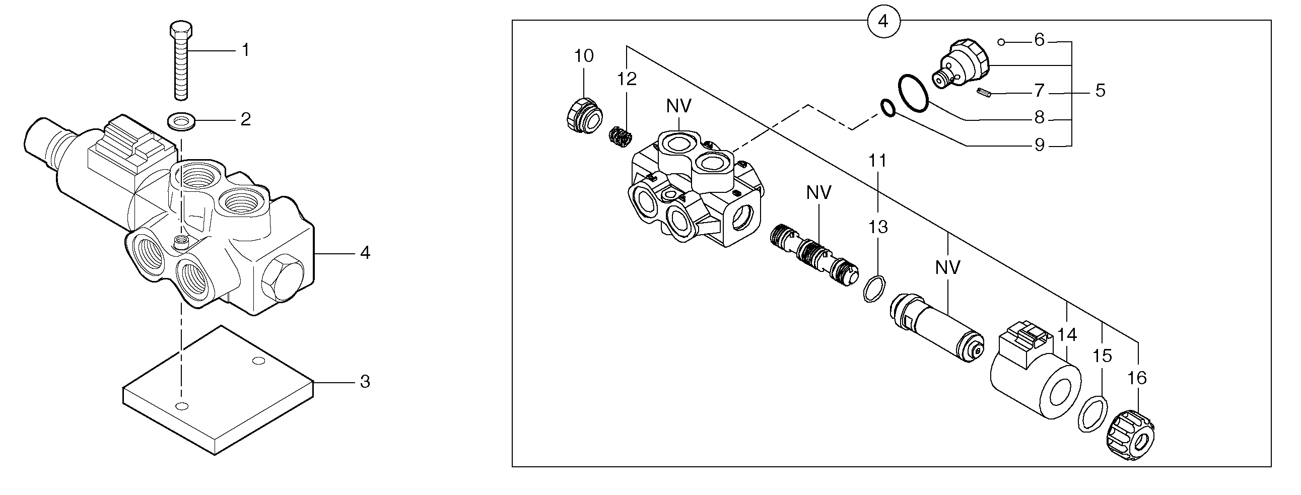 Slewing-offset selector switch — volvo parts diagram