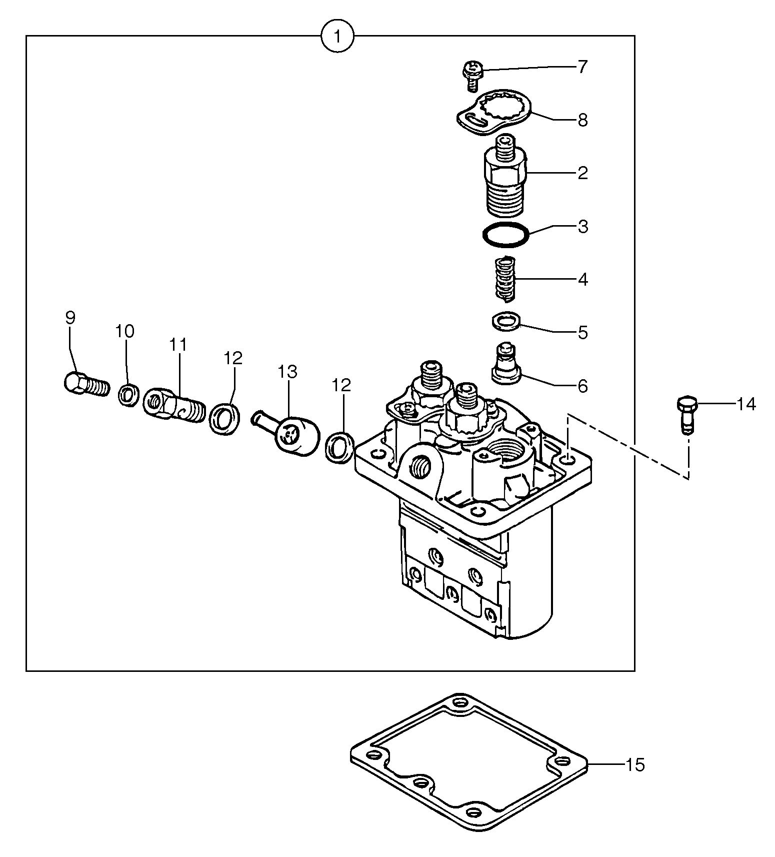Injection pump — volvo parts diagram