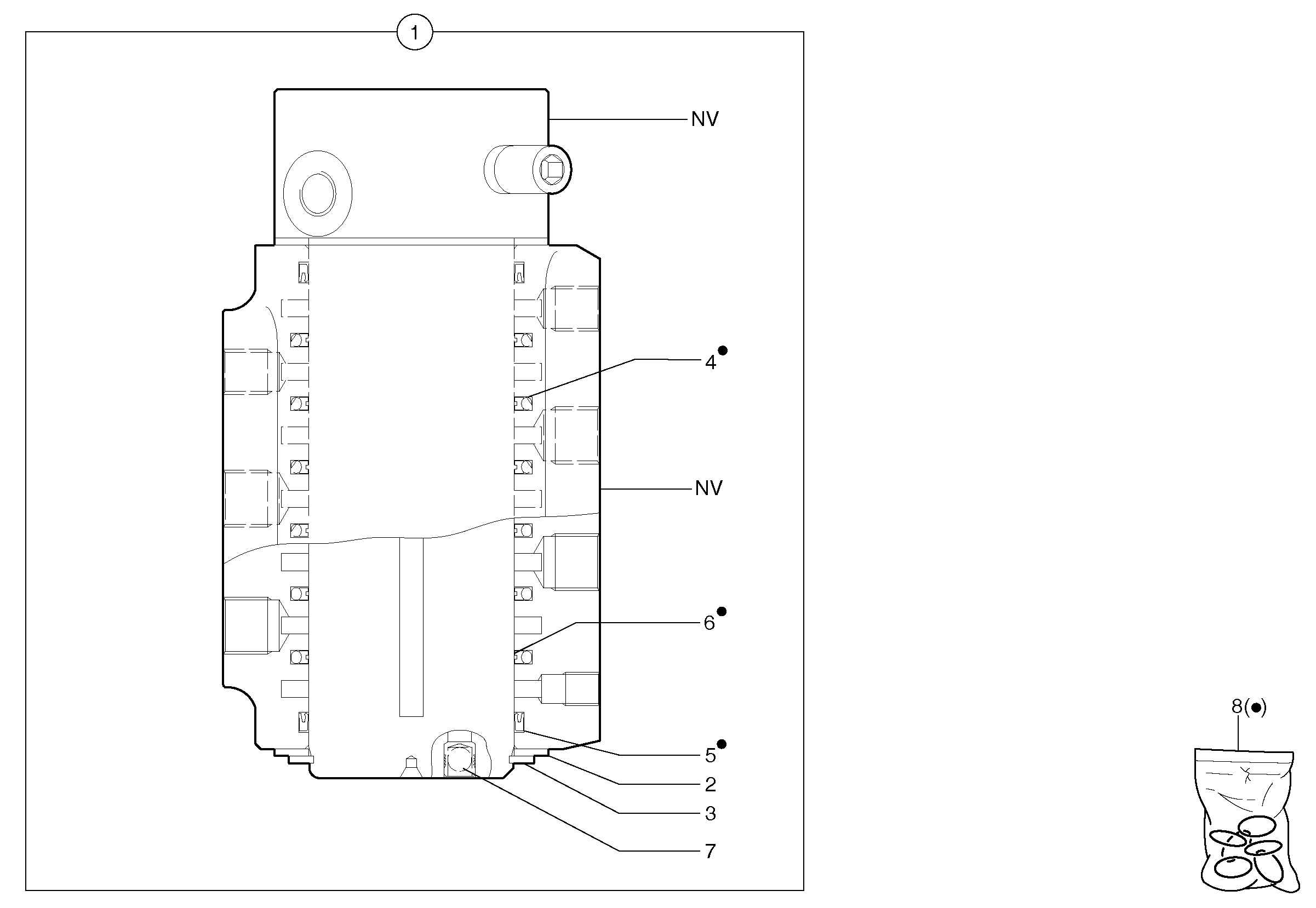 Swivel joint — volvo parts diagram