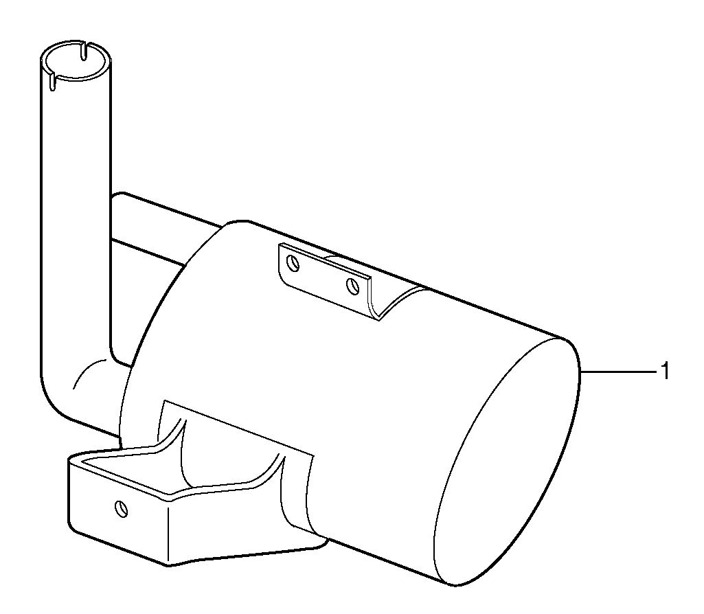 Muffler with catalytic exhaust — volvo parts diagram