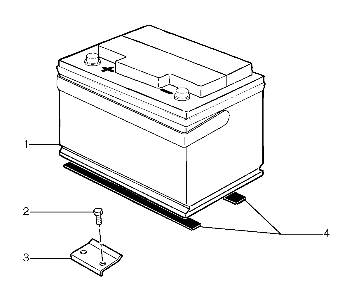 Battery — volvo parts diagram