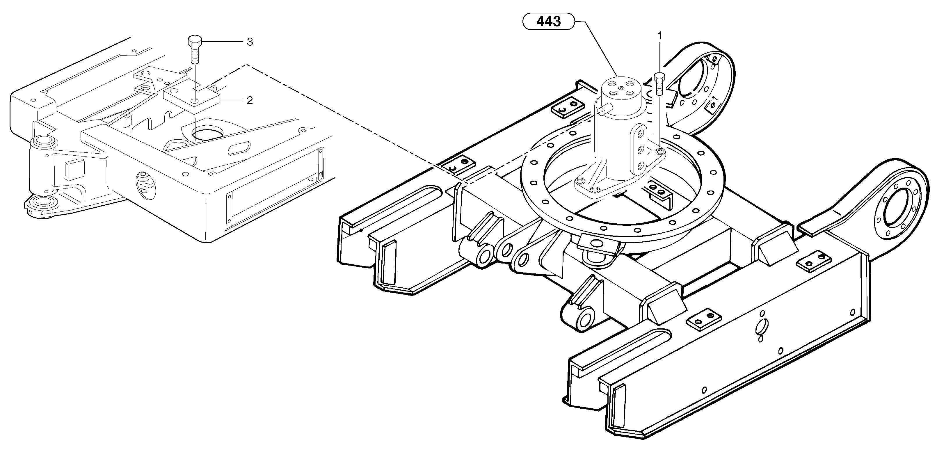 Swivel joint equipment — volvo parts diagram