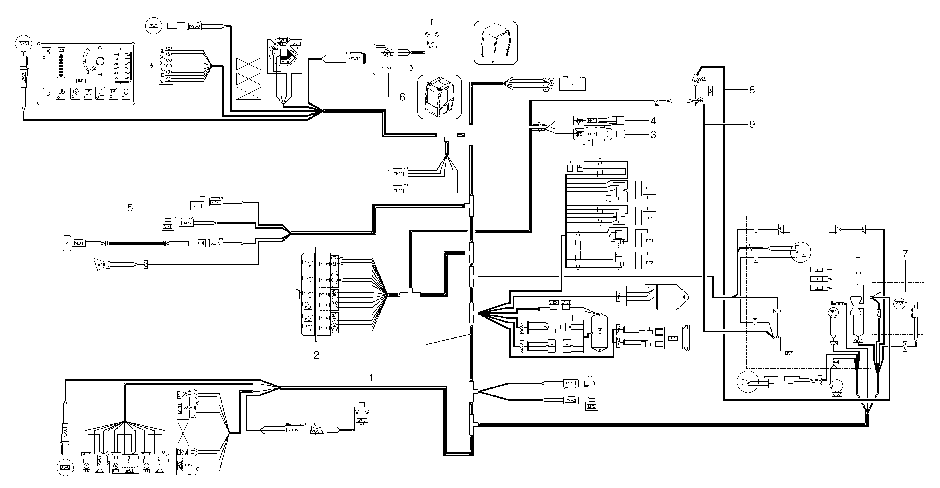 Electrical system / without Puma — volvo parts diagram
