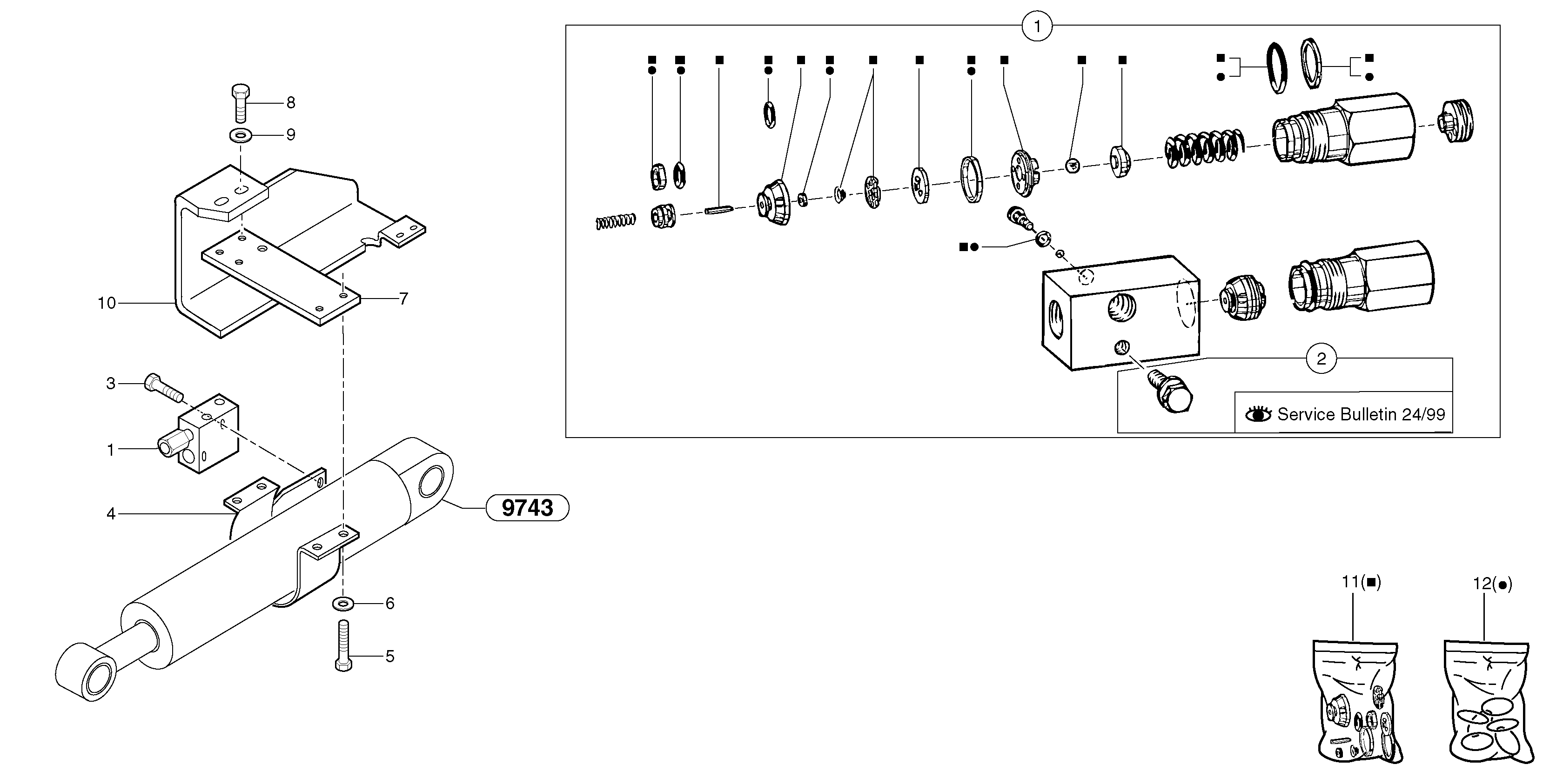 Safety valve ( boom cylinder ) — volvo parts diagram