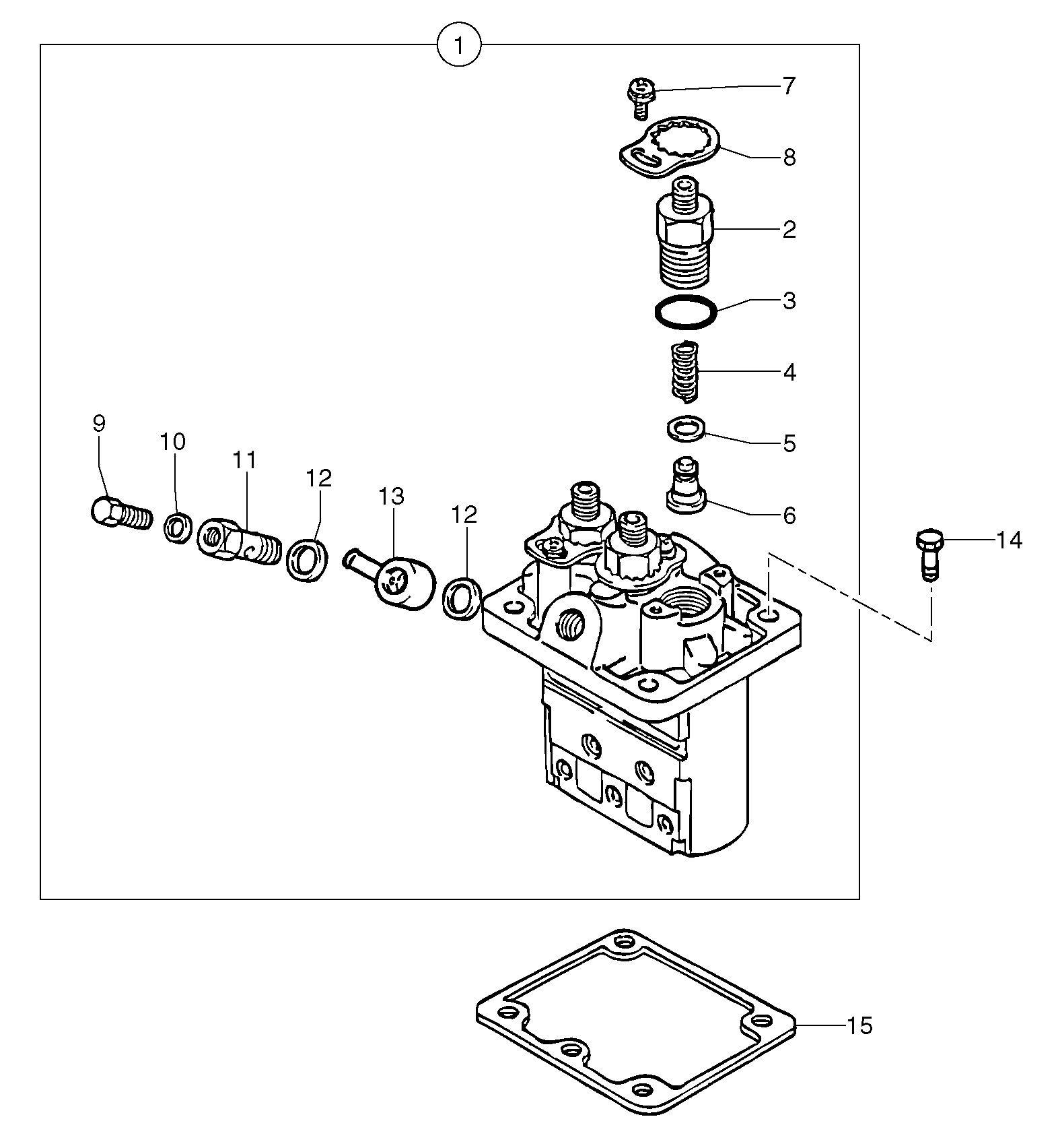 Injection pump — volvo parts diagram