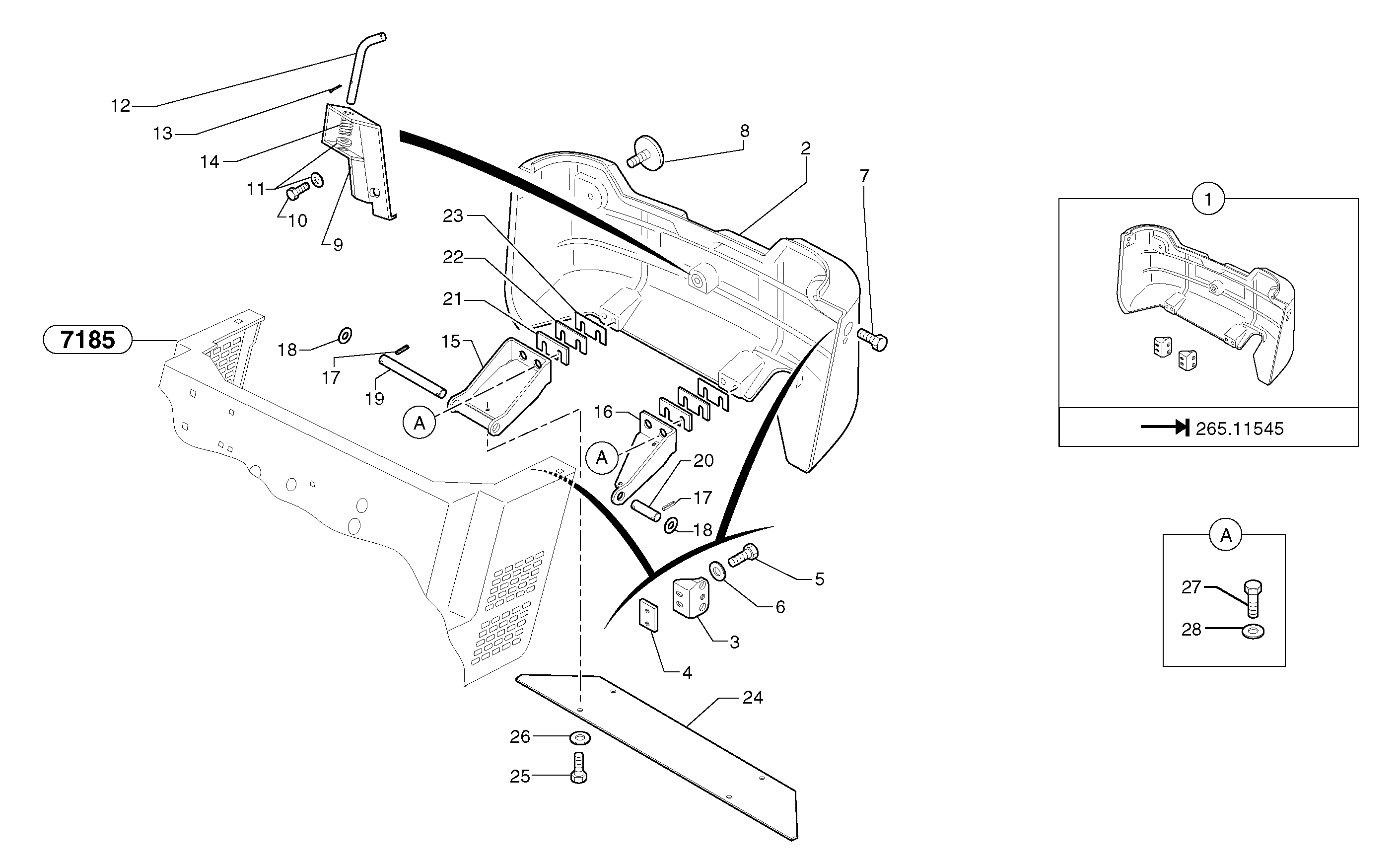Counterweight — volvo parts diagram