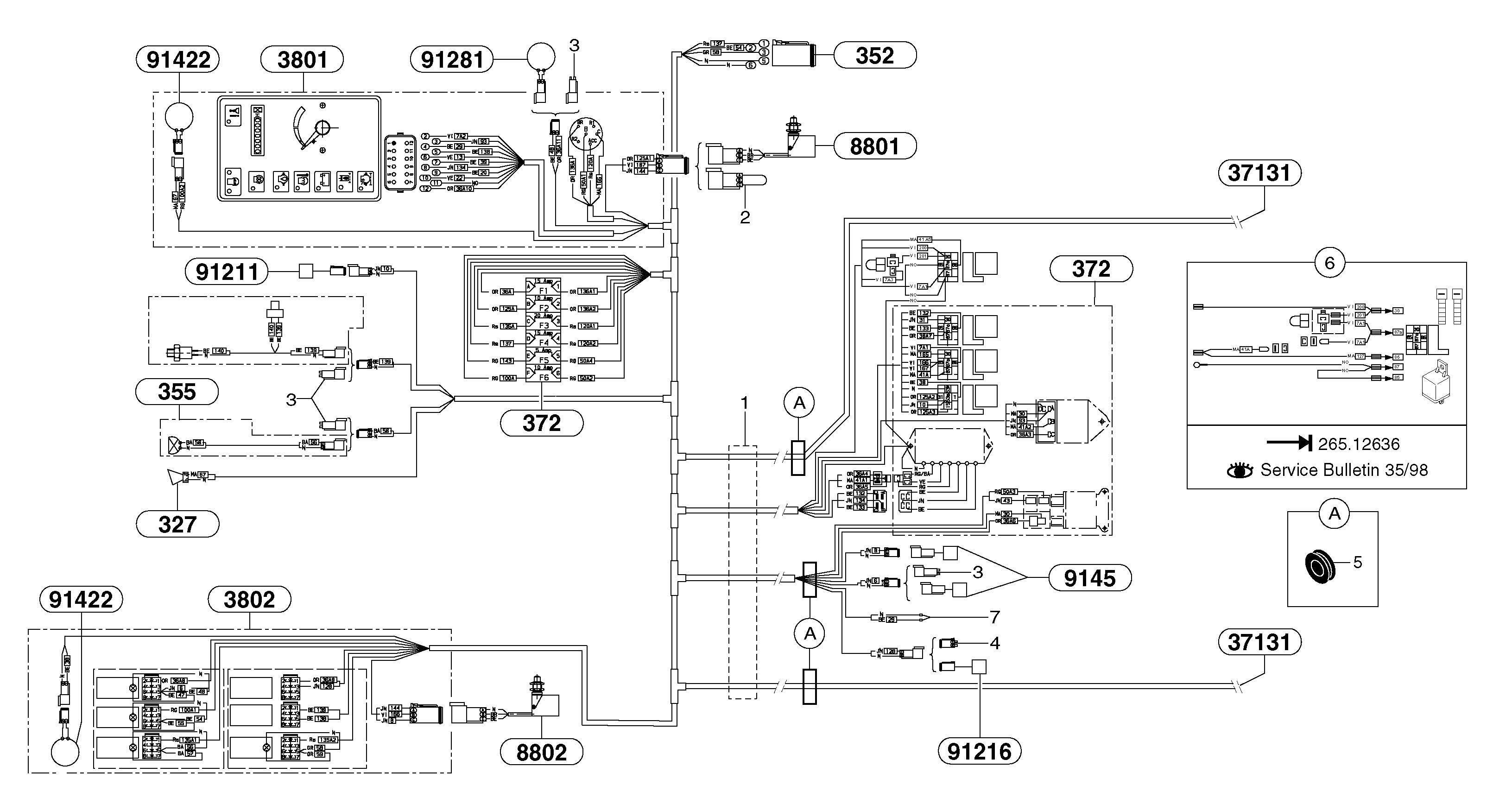 Electrical system ( front ) — volvo parts diagram