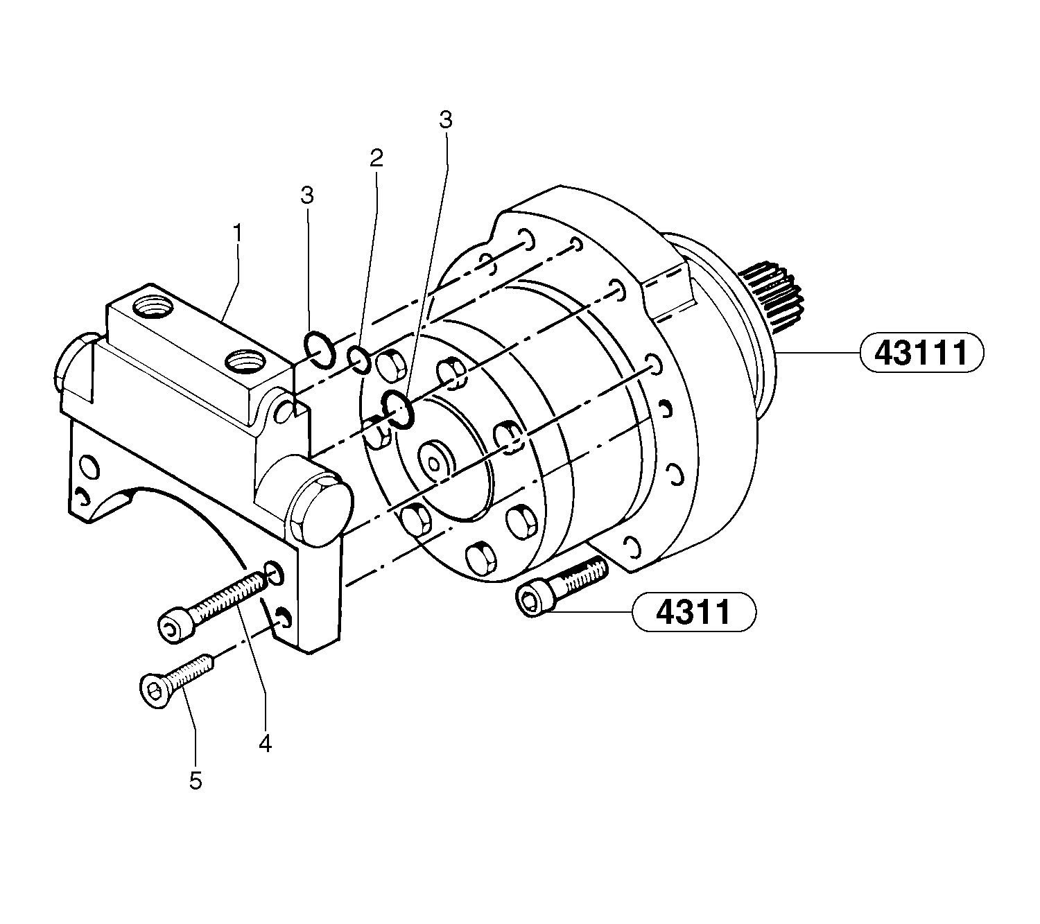 Balancing valve ( travelling ) — volvo parts diagram
