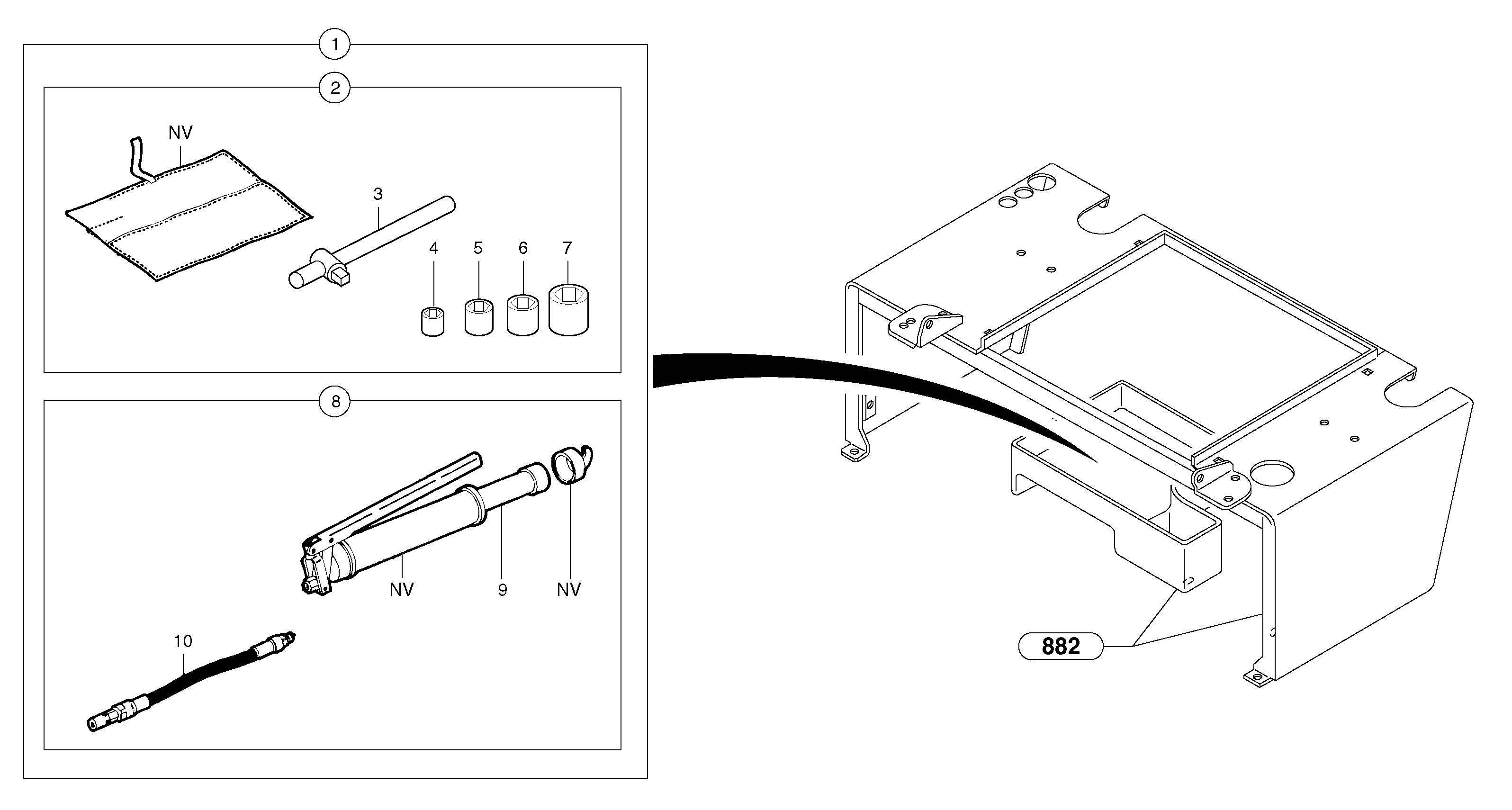 Tools — volvo parts diagram