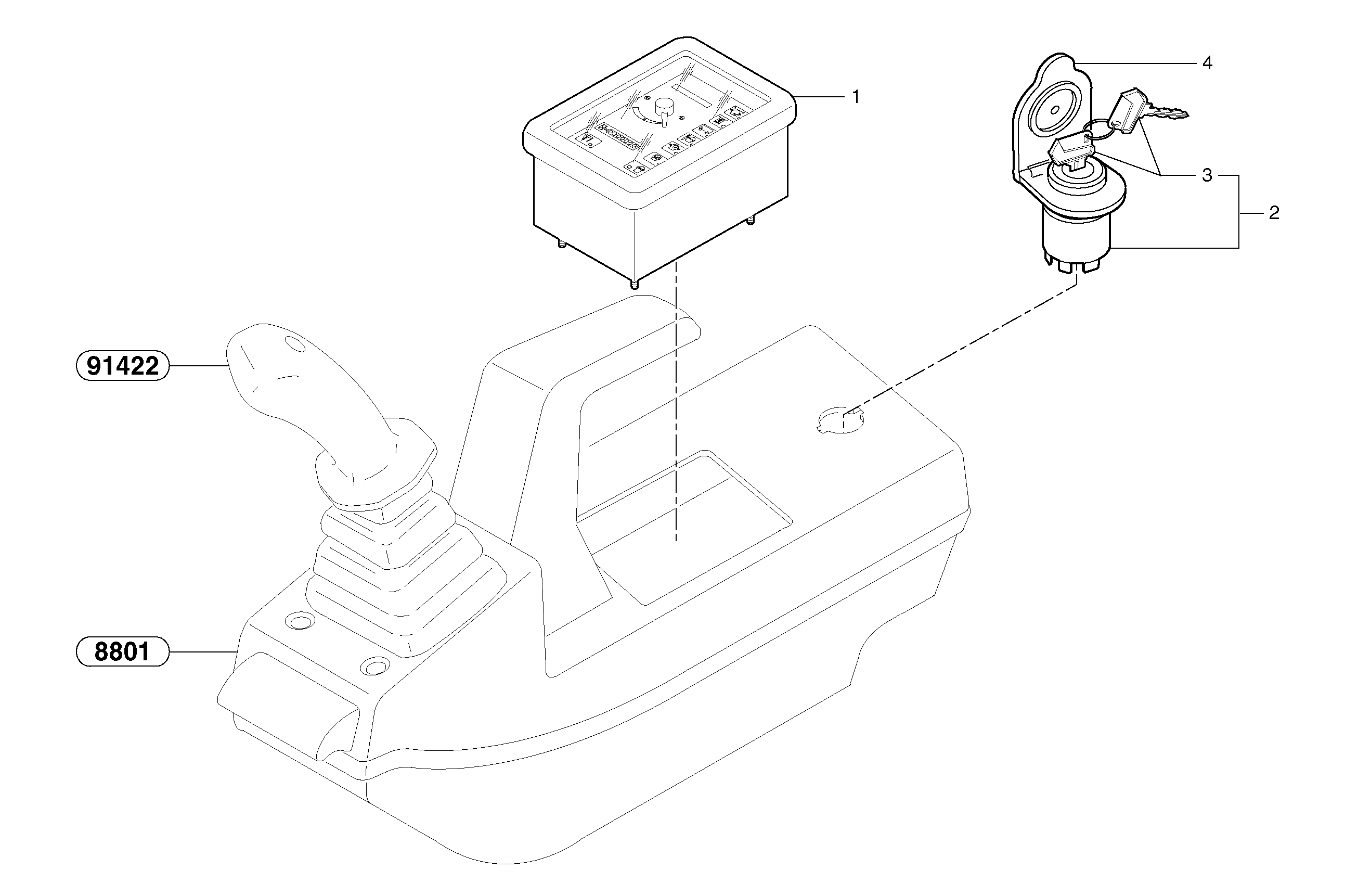 Operator's station : instrument panel ( right ) — volvo parts diagram