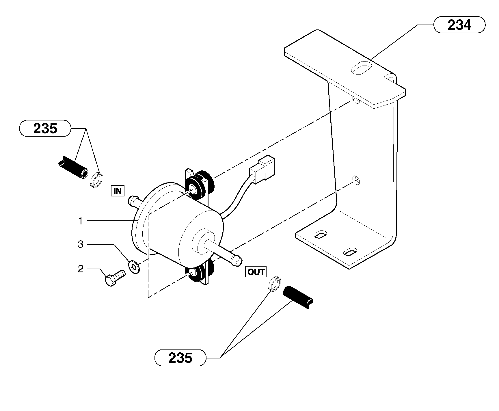 Fuel pump — volvo parts diagram