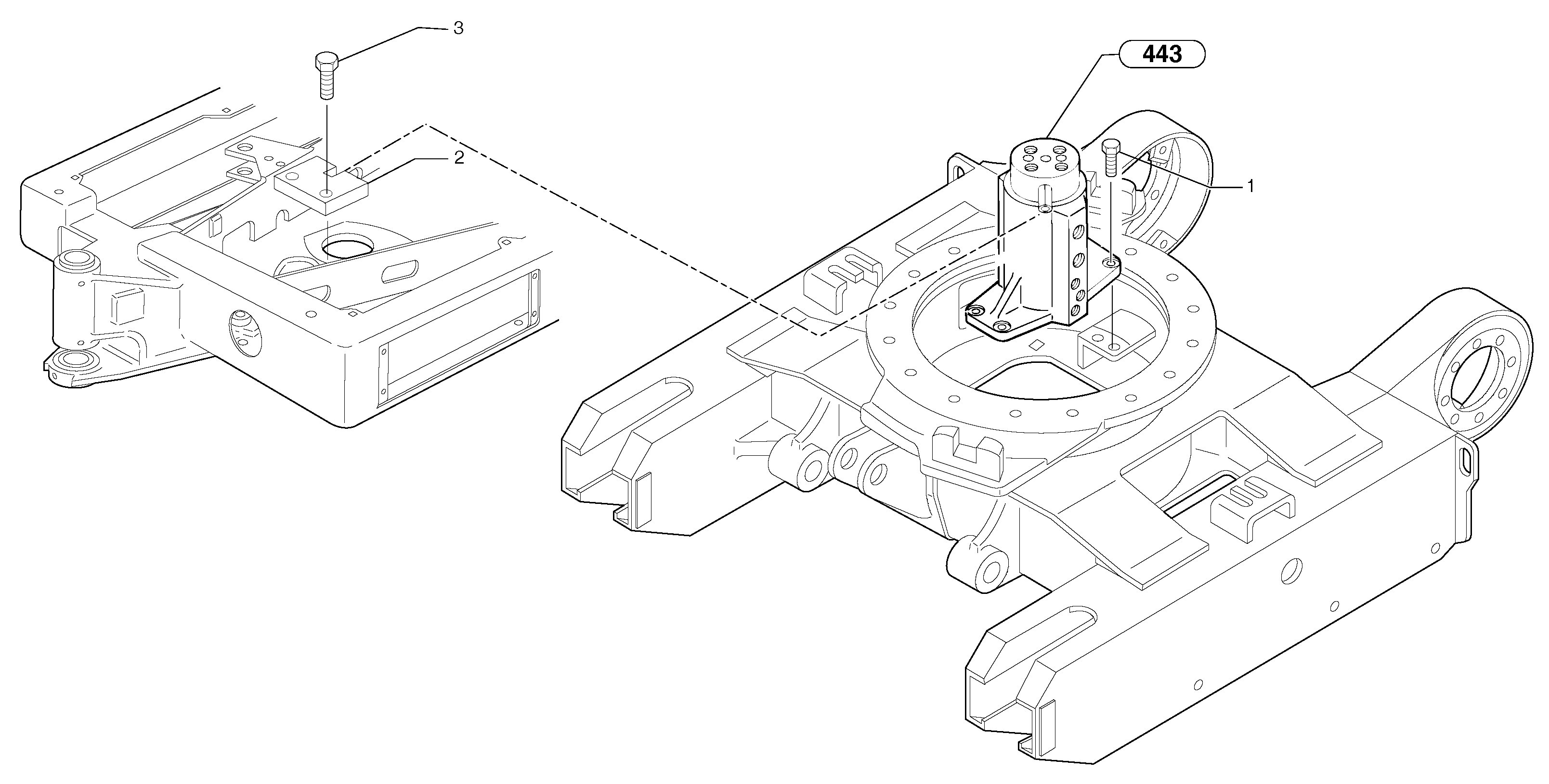 Swivel joint equipment — volvo parts diagram