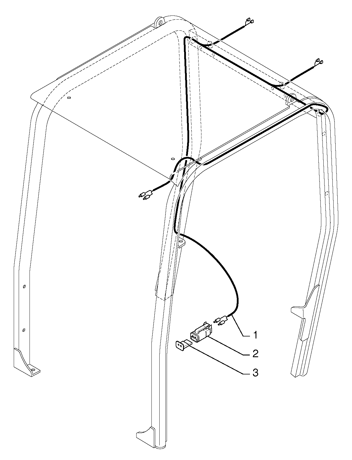 Electrical system / Canopy — volvo parts diagram