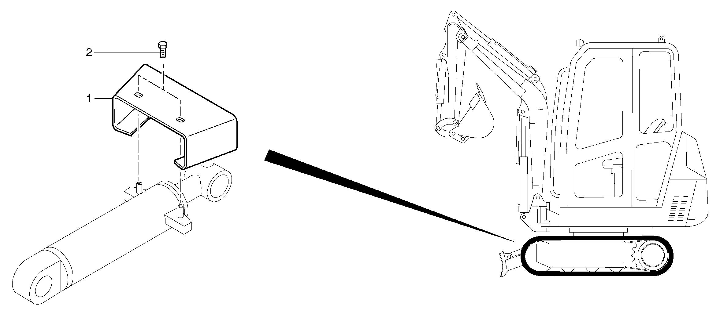 Cylinder rod protection — volvo parts diagram