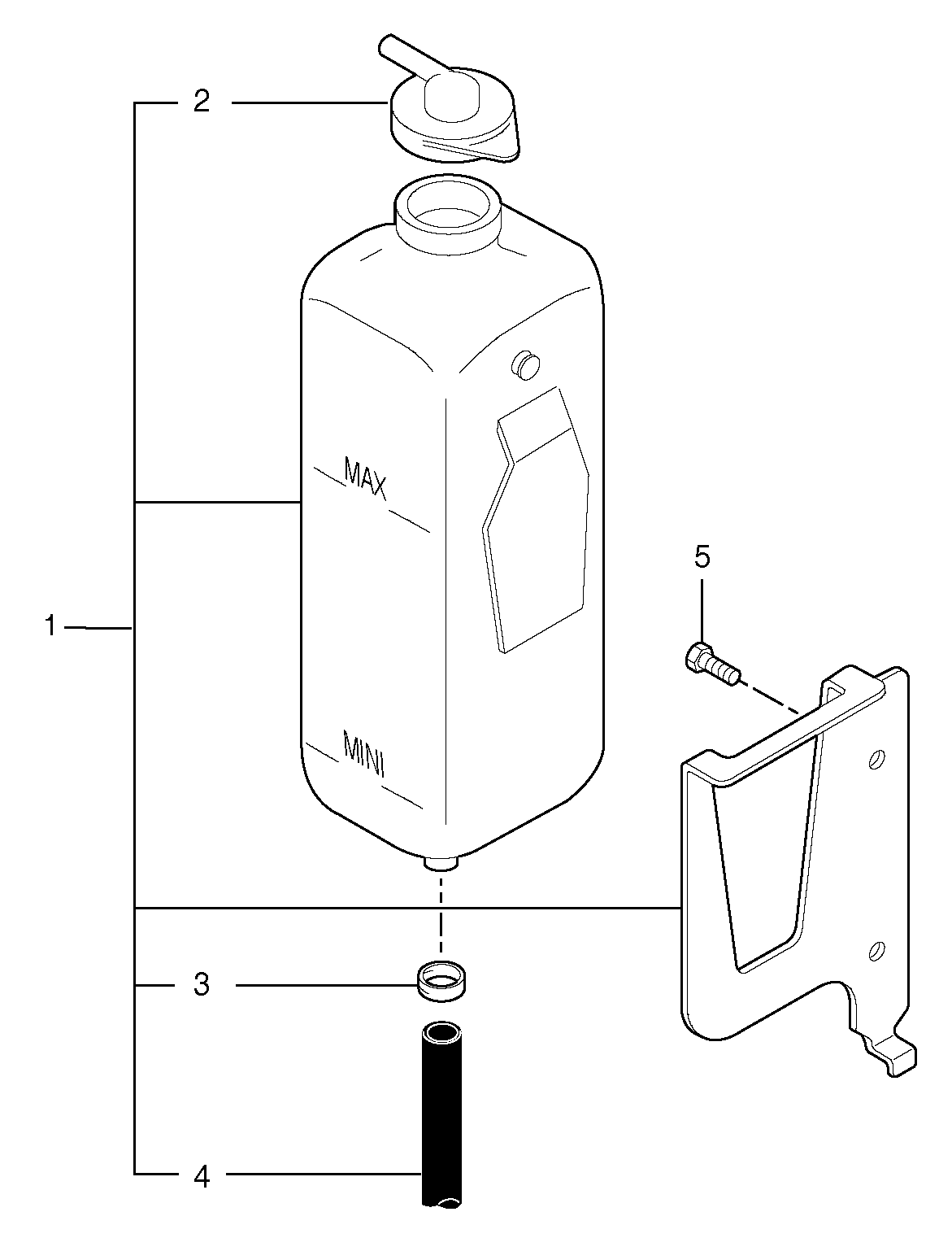 Expansion tank — volvo parts diagram