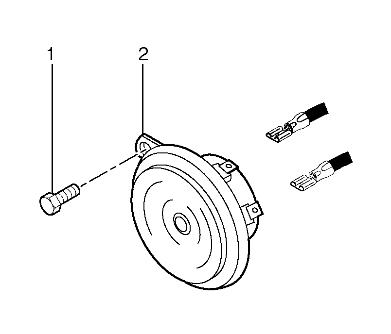 Horn — volvo parts diagram