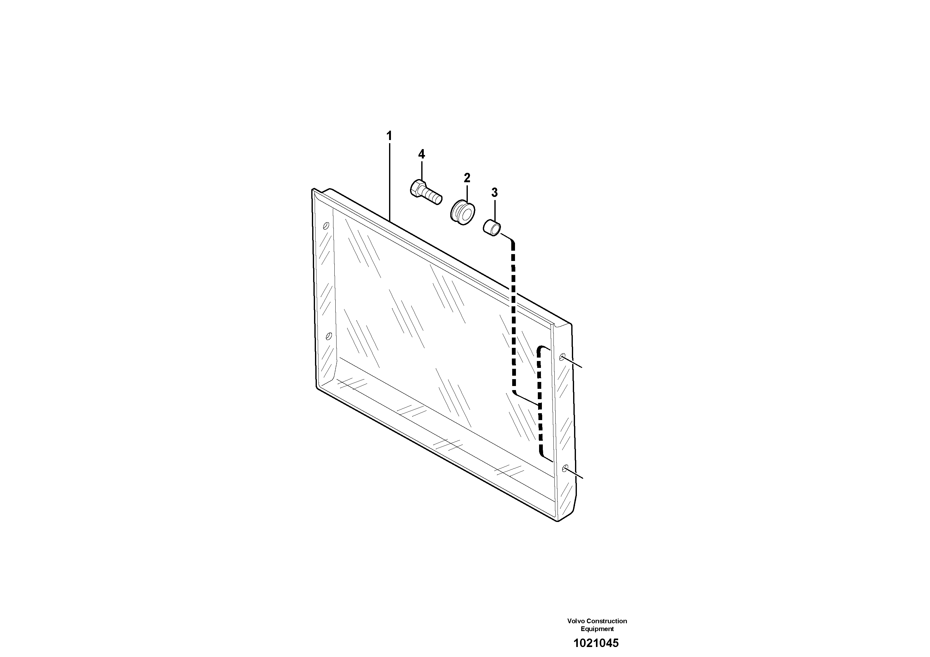 Wind protector — volvo parts diagram