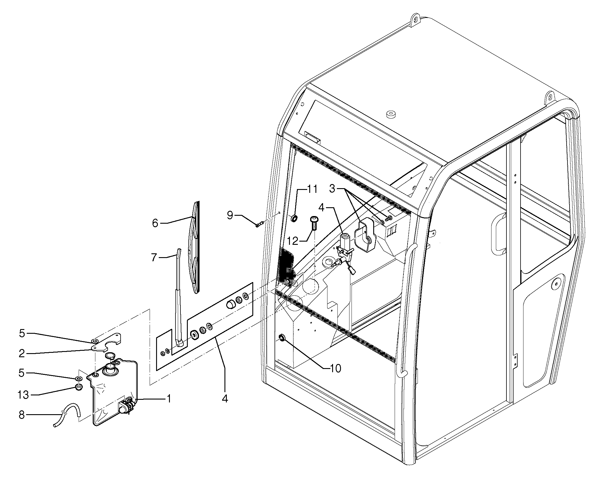 Cleaning system  CAB 20/01/001 - — volvo parts diagram